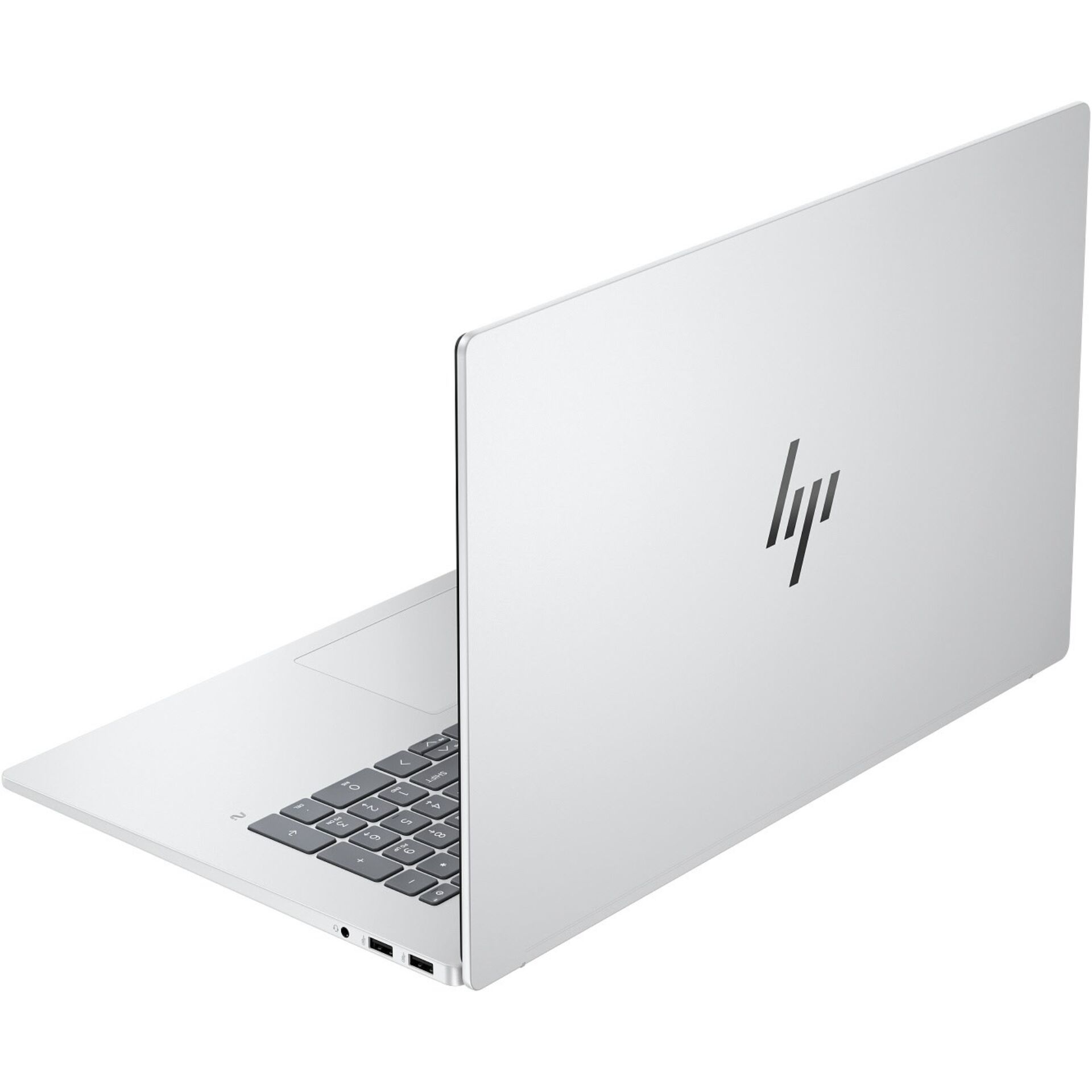 Laptop, Silber, Tastatur chauffiert?, Seitliche Anschlüsse, HP-Logo