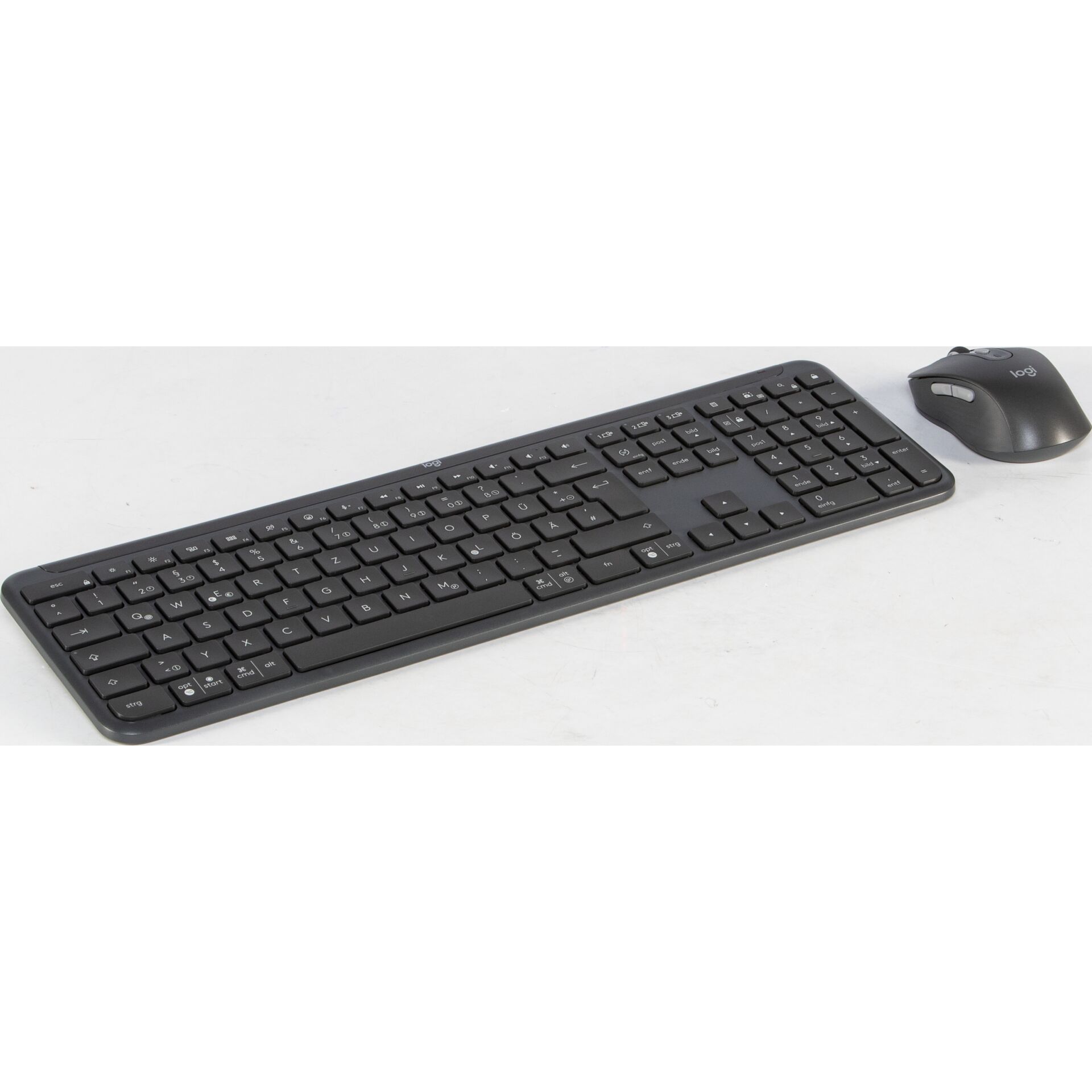 Tastatur-Maus-Set, kabellose Tastatur, kabellose Maus, schwarz, Ziffernblock