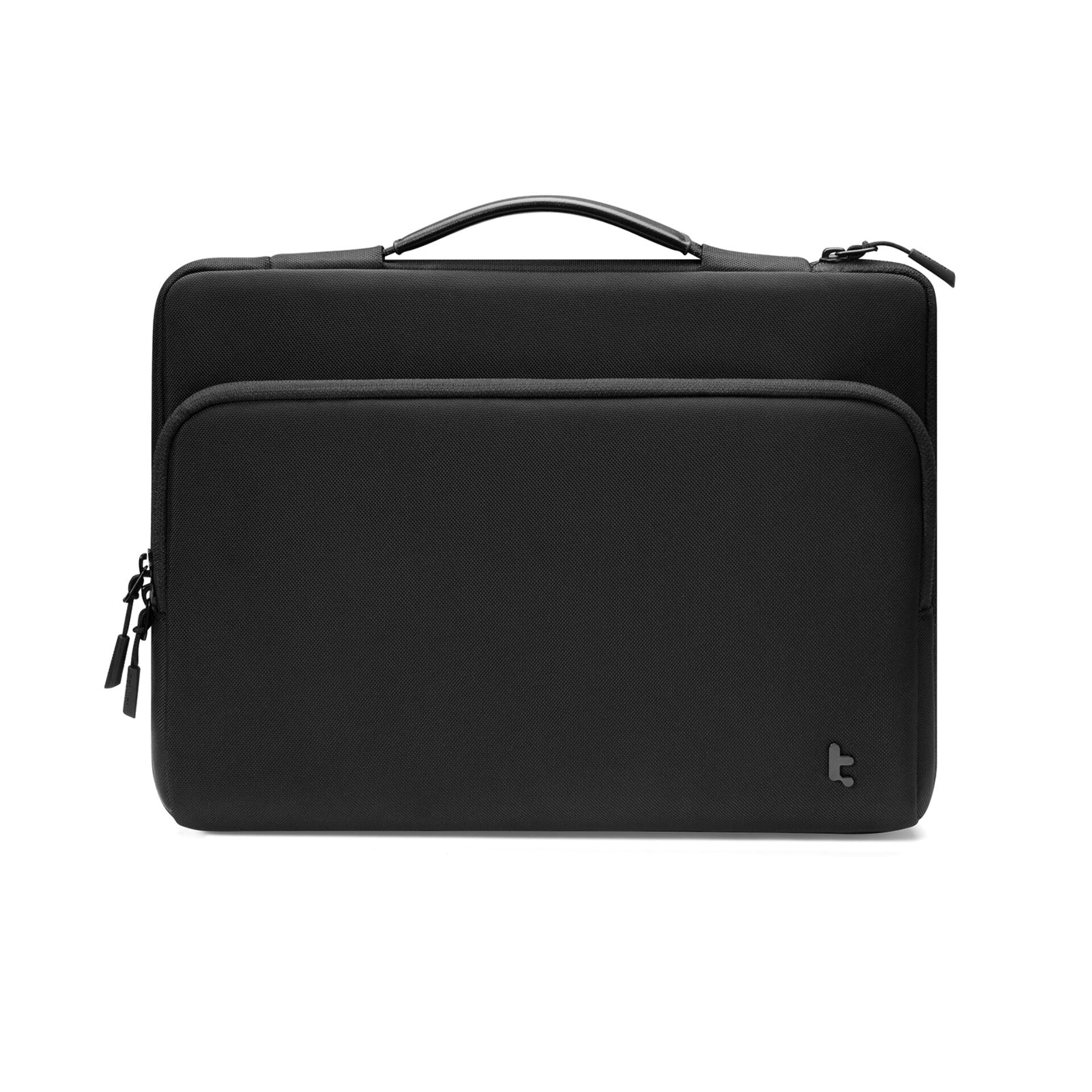 Koffer, Laptop Tasche, Schwarz, Reißverschluss, Minimalistisch