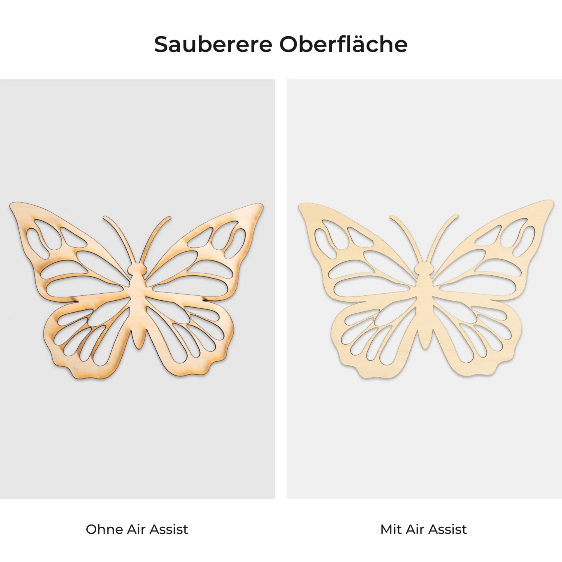 Schmetterling, Wanddekoration, Holzornament, Filigranes Muster, Dekofigur