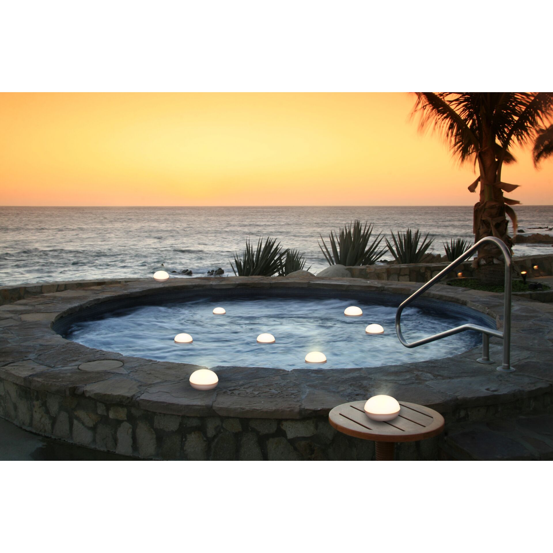 Sprudelbad, Wanne, Pflanze, Baum