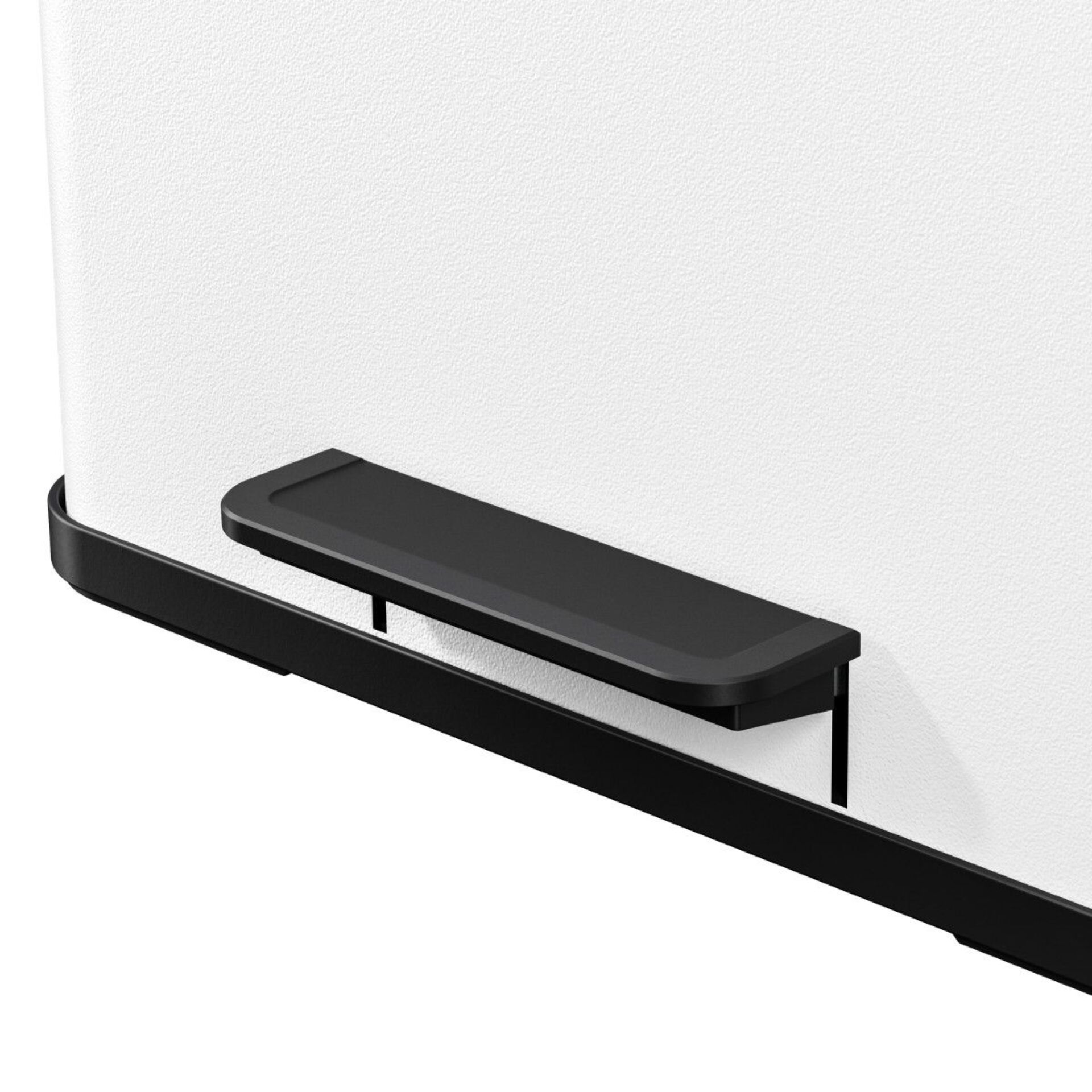 Schuhregal, Wandmontage, Schwarz, Minimalistisch, Halterung