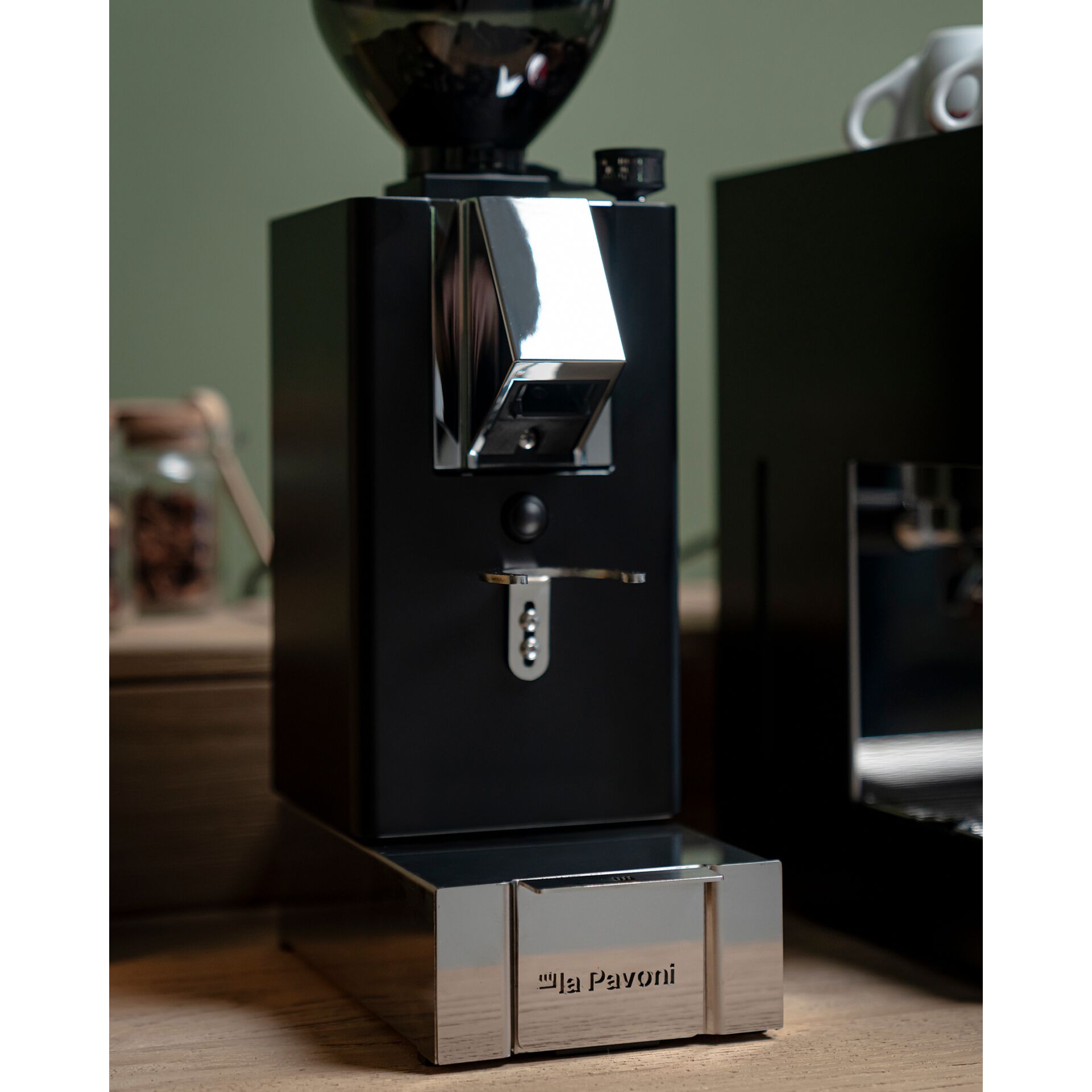 Espressomaschine, Kaffeemaschine, Schwarz, Aluminium, Brushed Metal