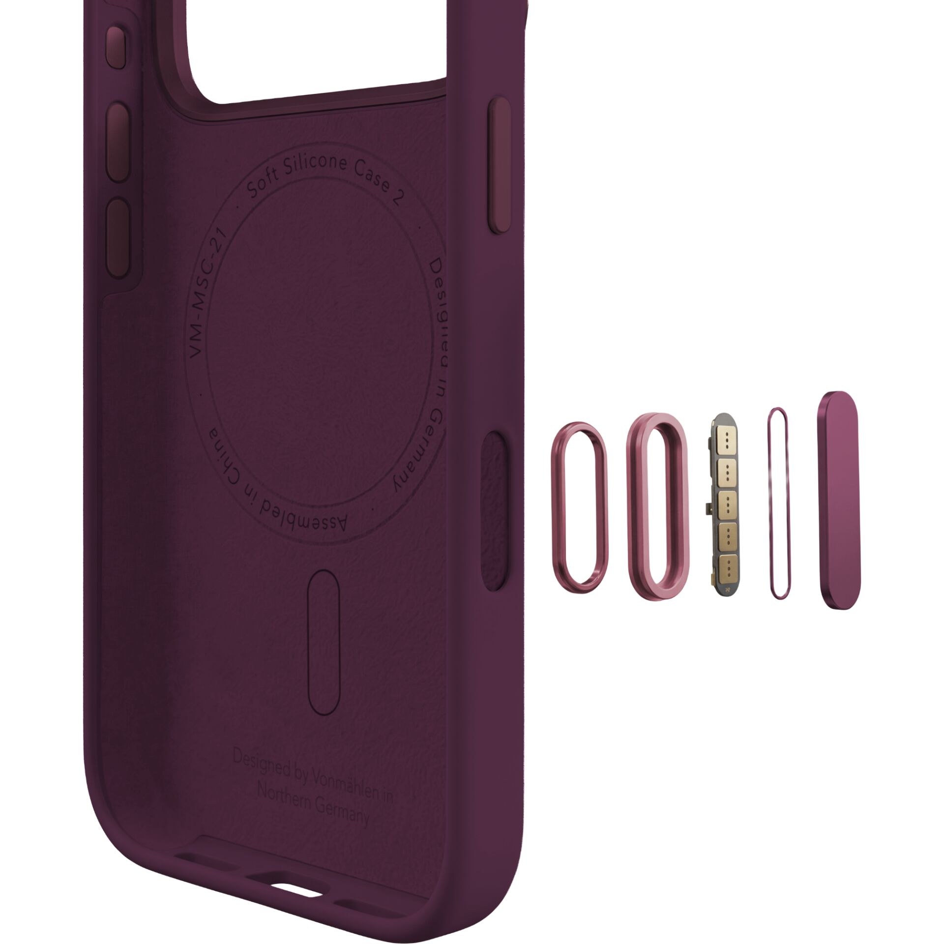 Schutzhülle, Hülle, Rundumschutz, Magenta, Silicone Case
