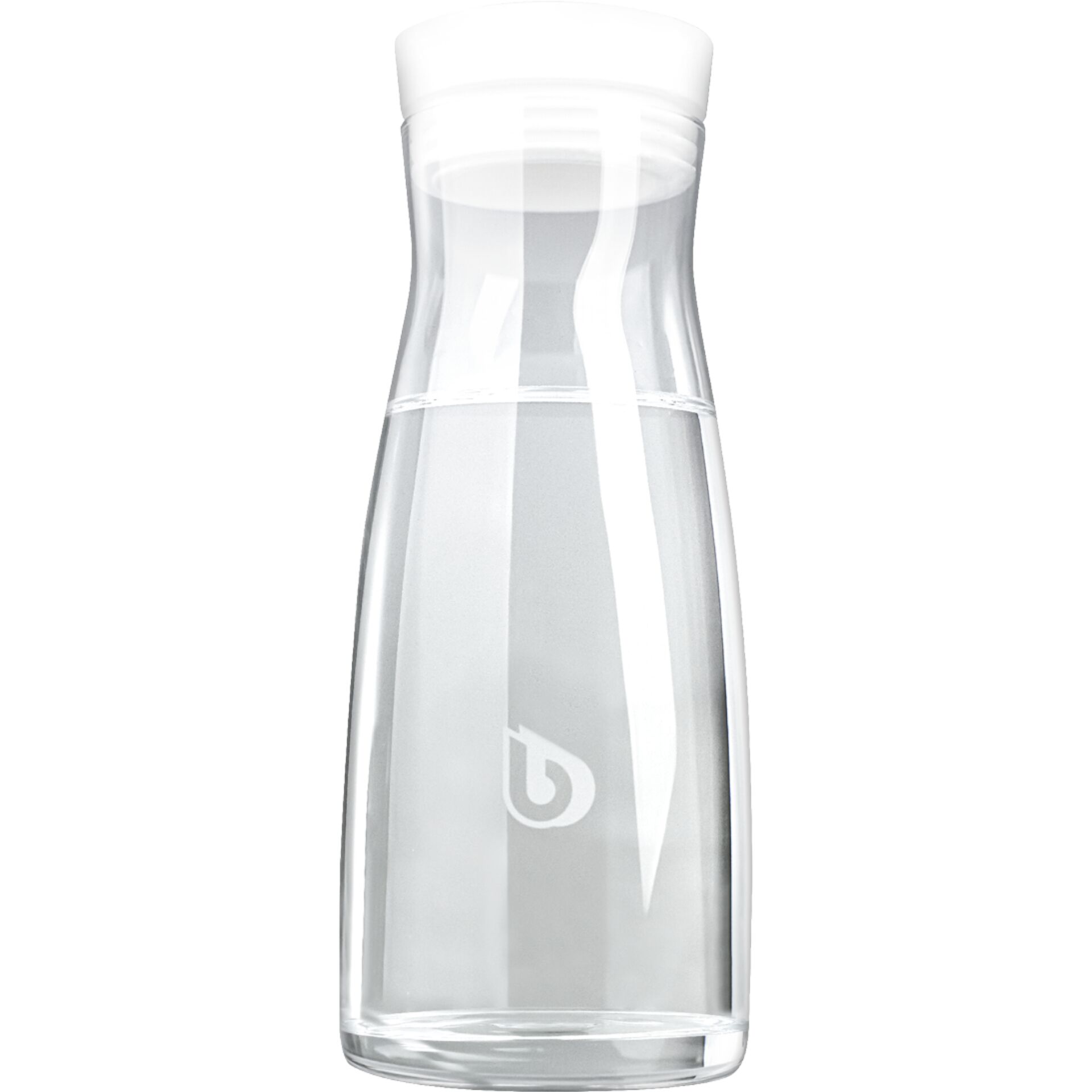 Glasflasche, Wasserflasche, klare Flasche, transparente Flasche, Trinkflasche