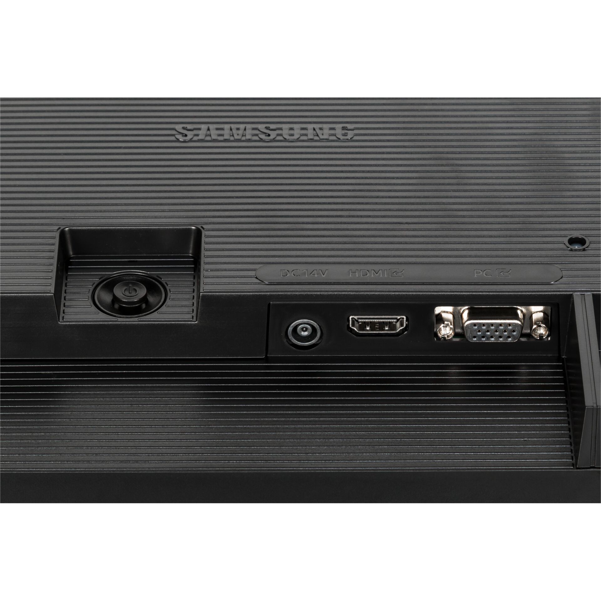 Monitor, Schwarz, HDMI-Anschluss, VGA-Anschluss, Netzanschluss