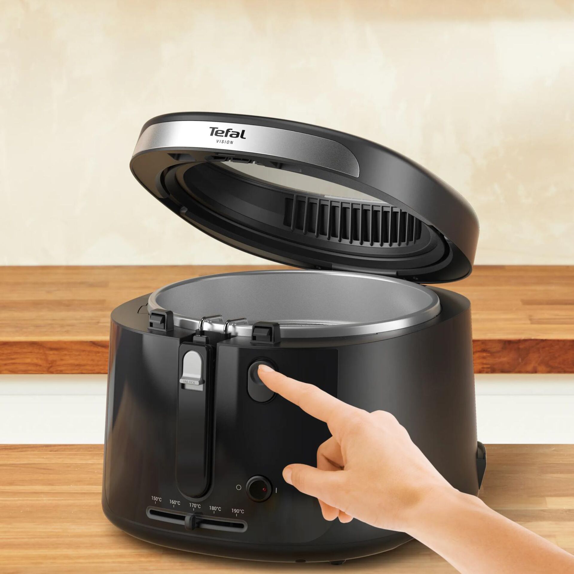 Tefal Vision, Luftfritteuse, Druckselbstständigkeit, Frittiergerät, Küchengerät