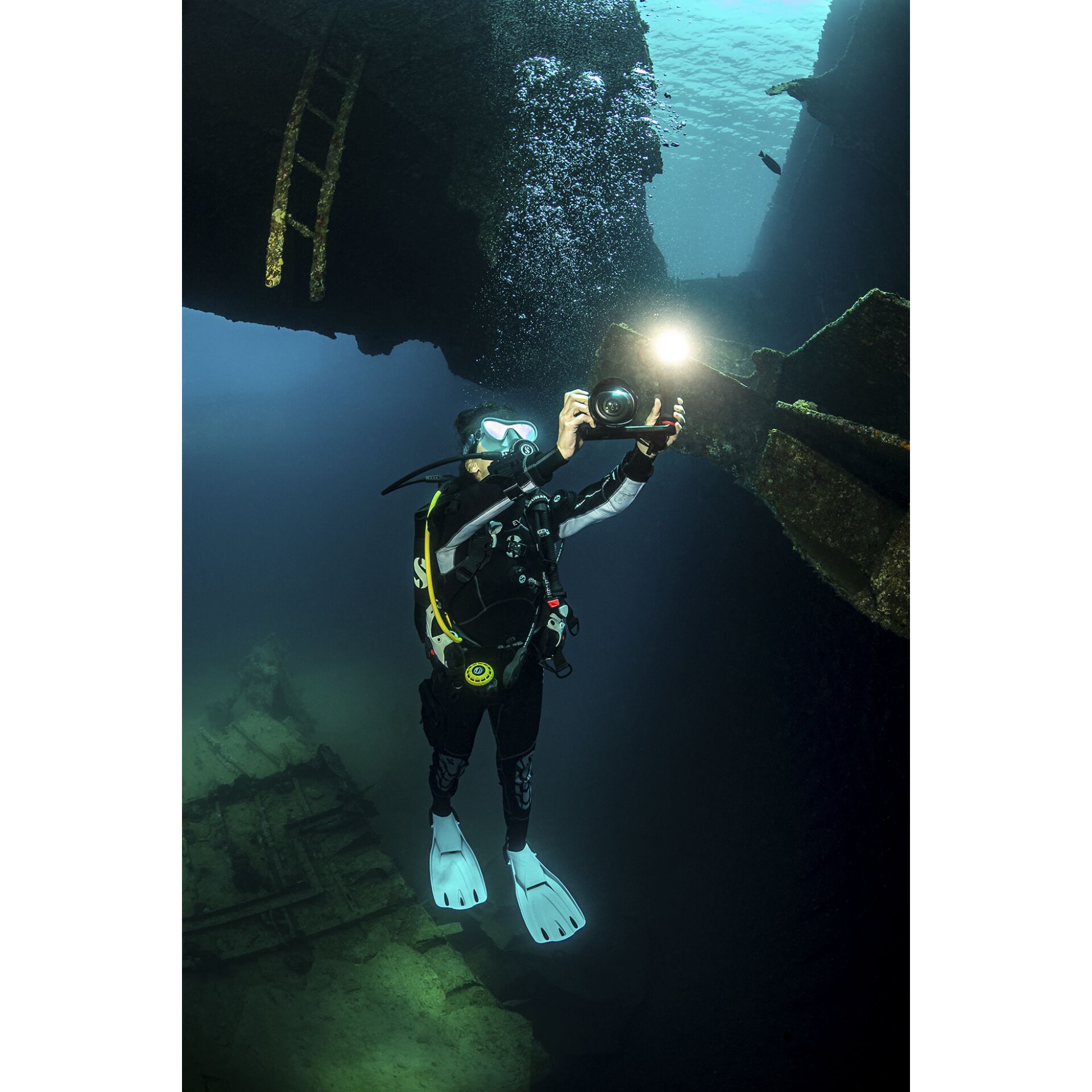 Natur, Draußen, Wasser, Person, Tauchen