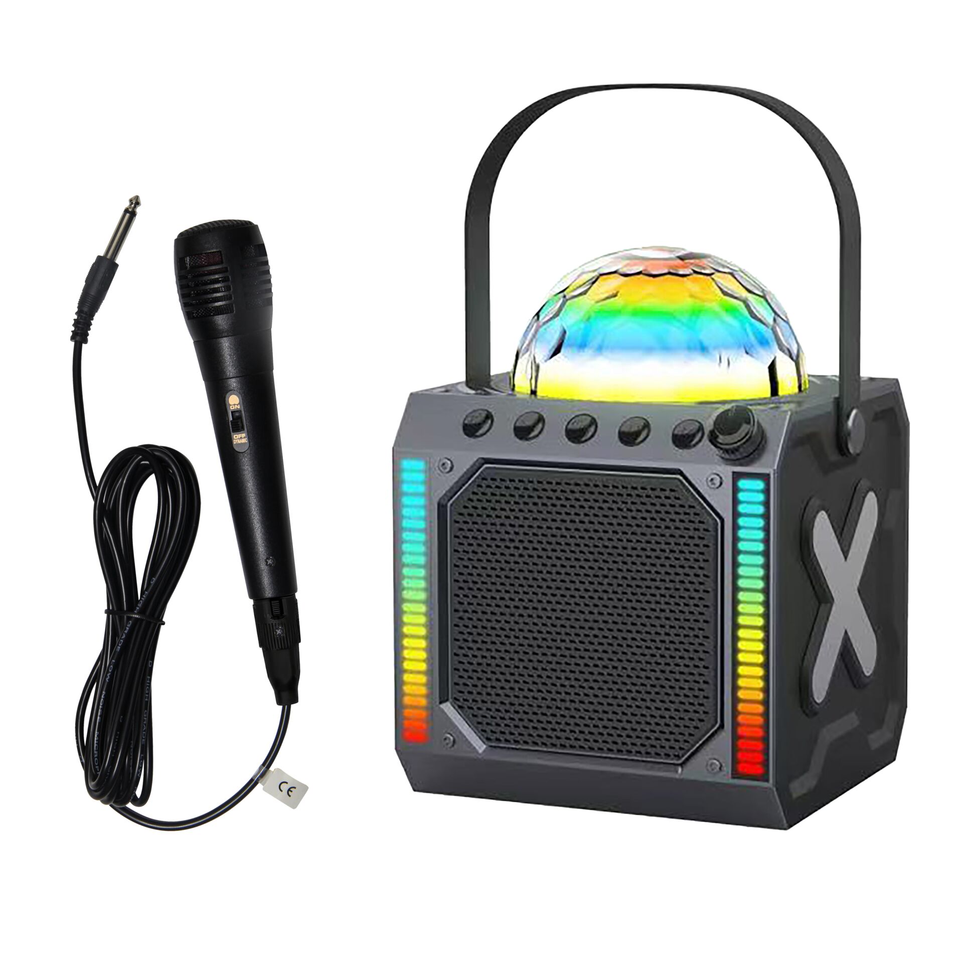 Lautsprecher, RGB, LED, Mikrofonkabel, Taschenlautsprecher