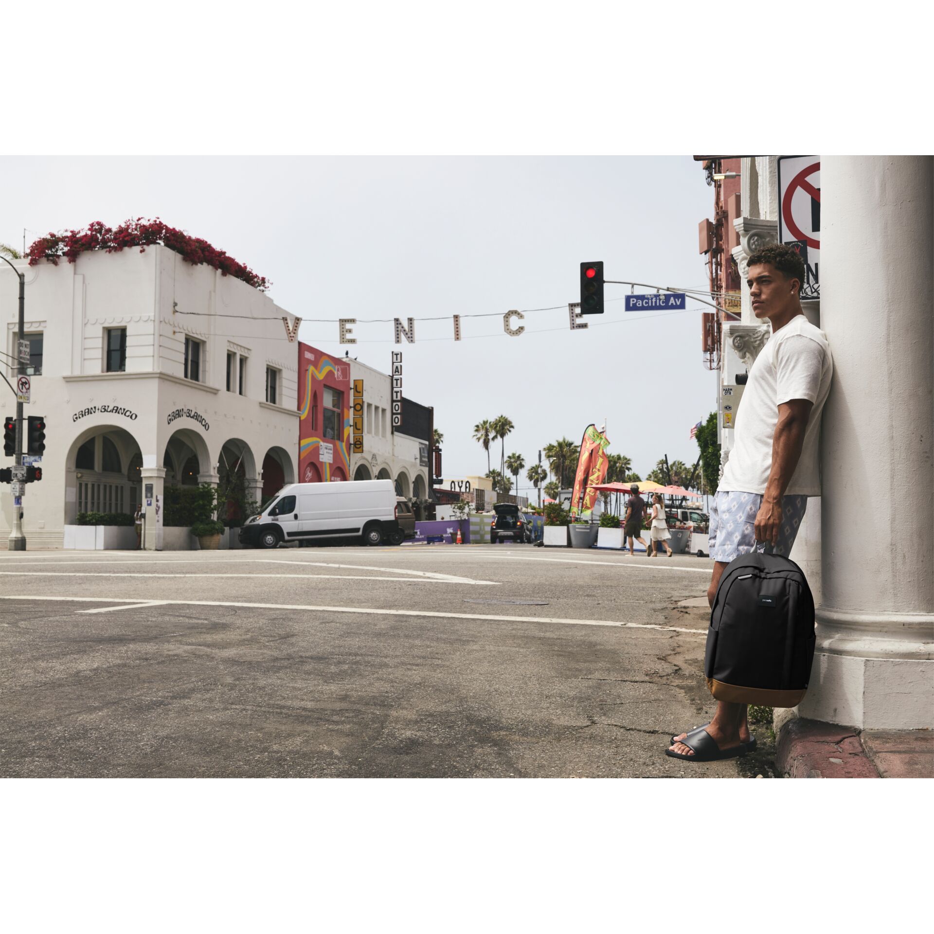 Stadt, Straße, Ampel, Nachbarschaft, Person