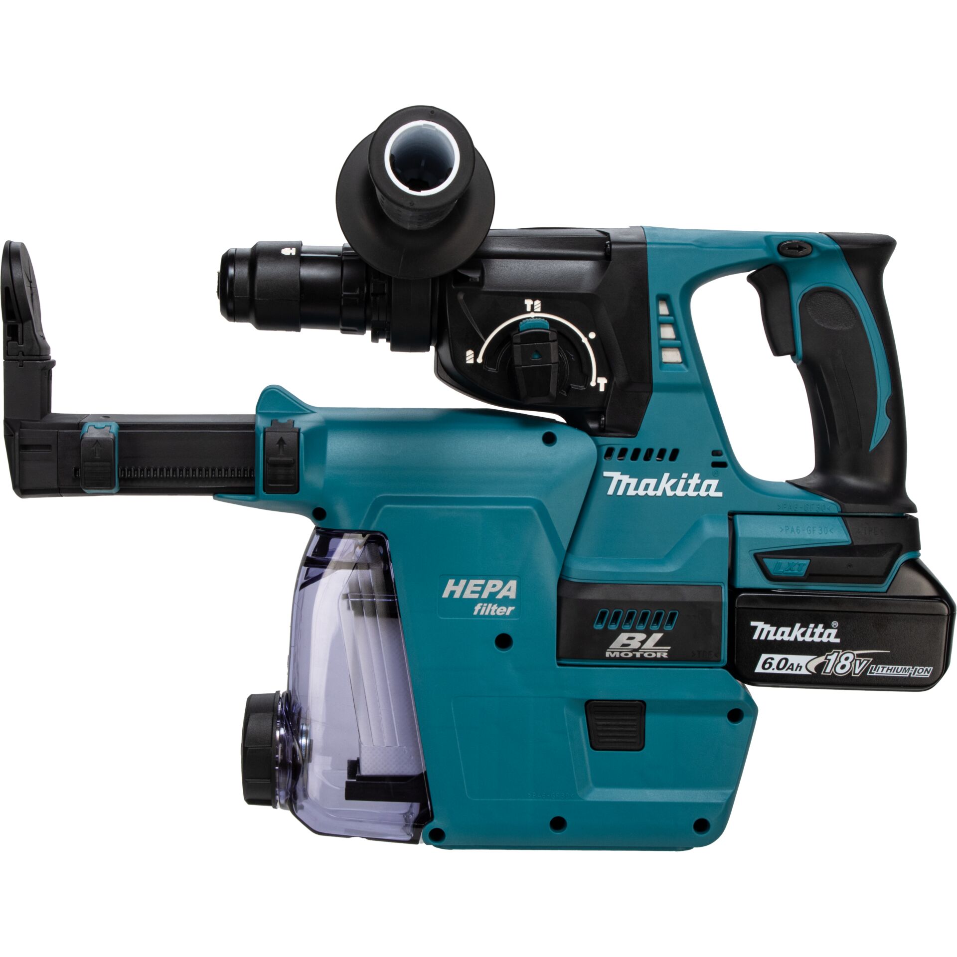 Akku-Bohrhammer, Kombihammer, Makita, 18V, Spindelarretter, Akku-Schlagschrauber, Kombi-Bohrhammer, HEPA-Filter, Birne-Ladeakku, Makita-Tool