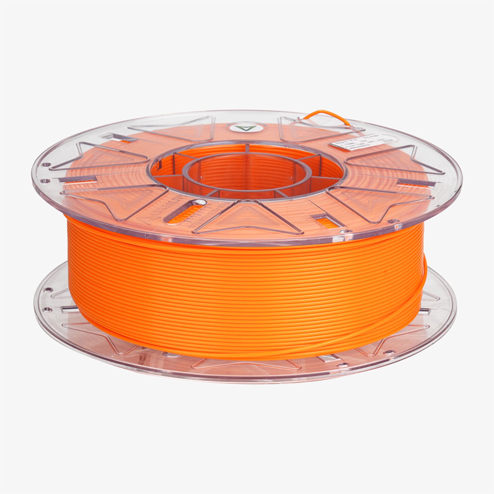 3D-Dilament, PLA-Filament, orange, Schwungspule, Filamentenrolle