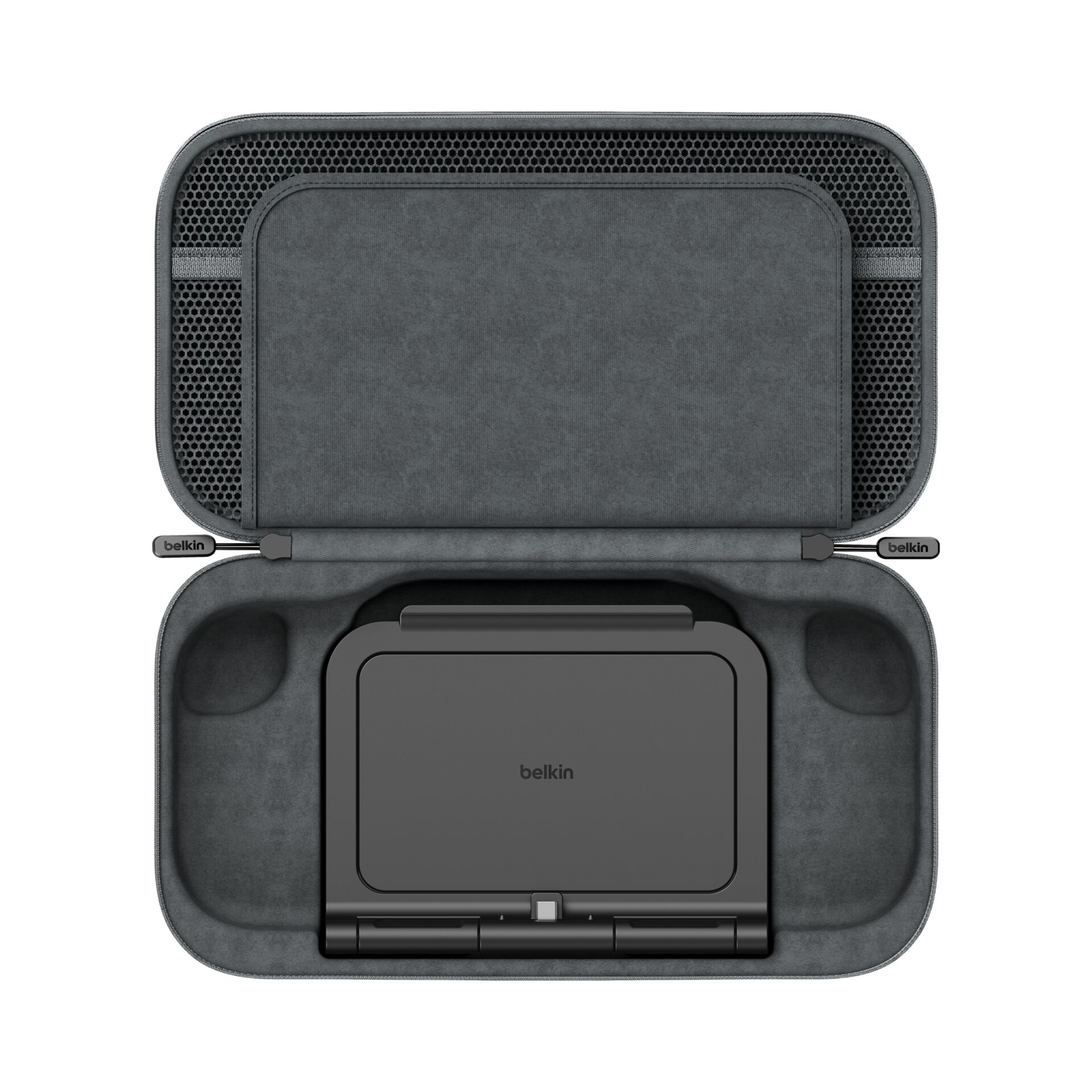 reiseladegerät, ladegerät-für-nintendo-switch, tragbare-ladestation, belkin, schwarz