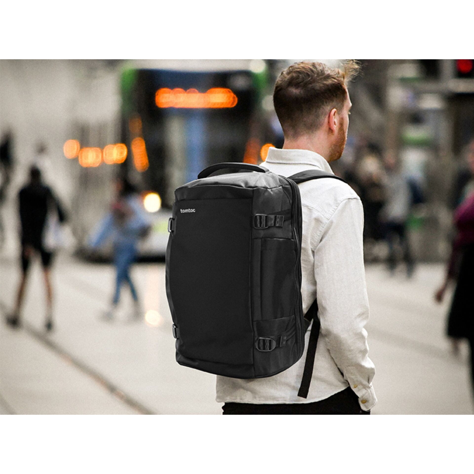 Rucksack, Rucksack schwarz, Stadtrucksack, Schultergurt, Outdoor-Tasche