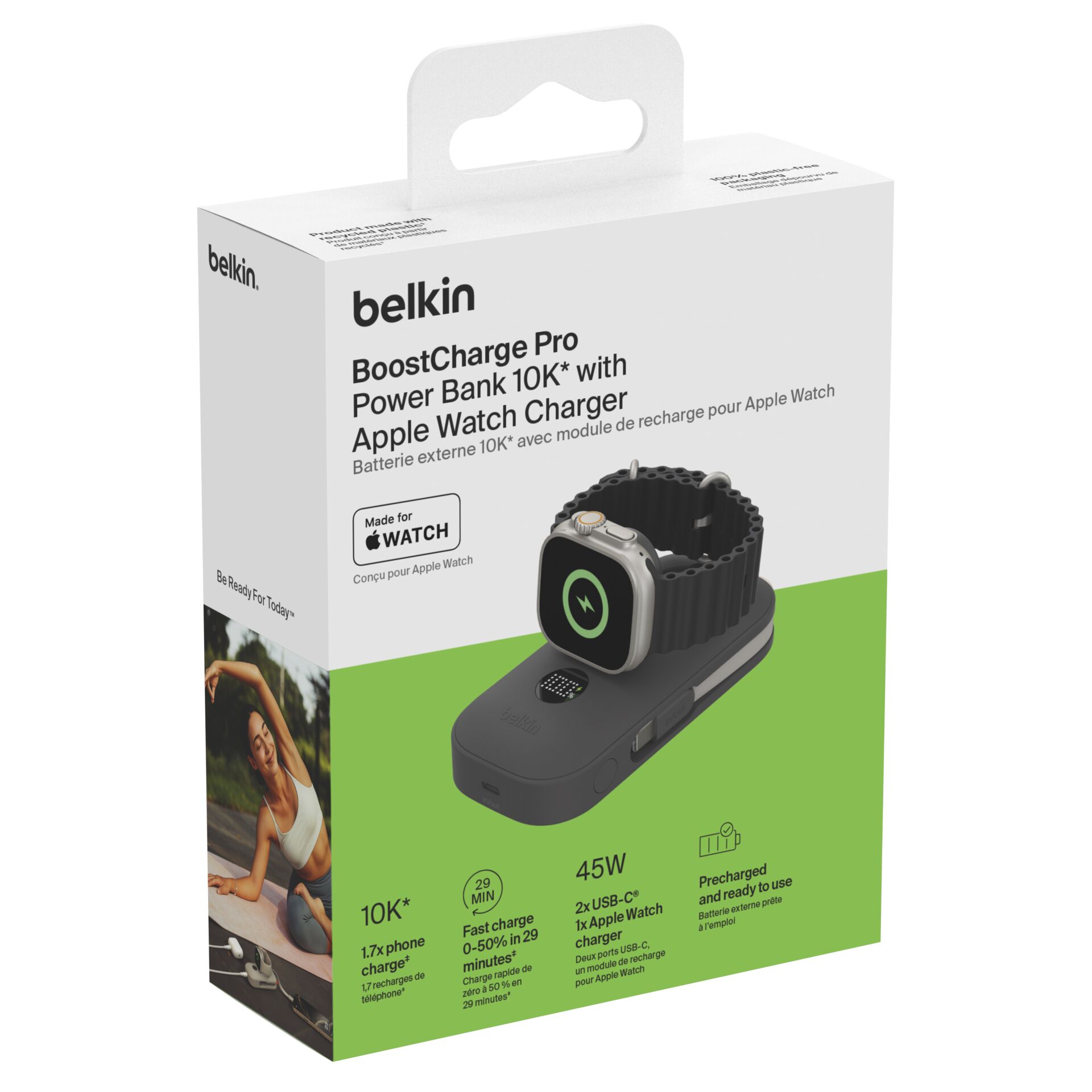 Power Bank, Apple Watch charger, Belkin, watch charger stand, 45W