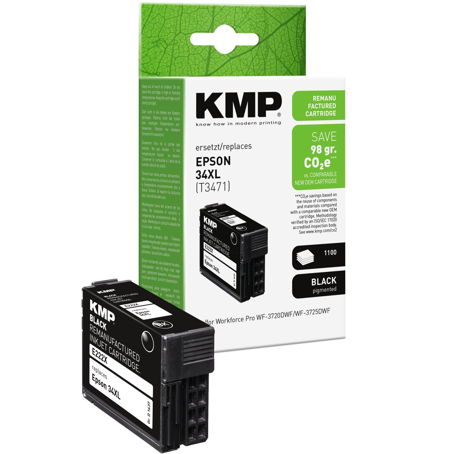 Adapter, Elektronik, Computer-Ausrüstung, Computerausrüstung, QR-Code, TONERKARTRIDGE, TINTENKARTRIDGE, Epson 34XL, schwarz, repliziert