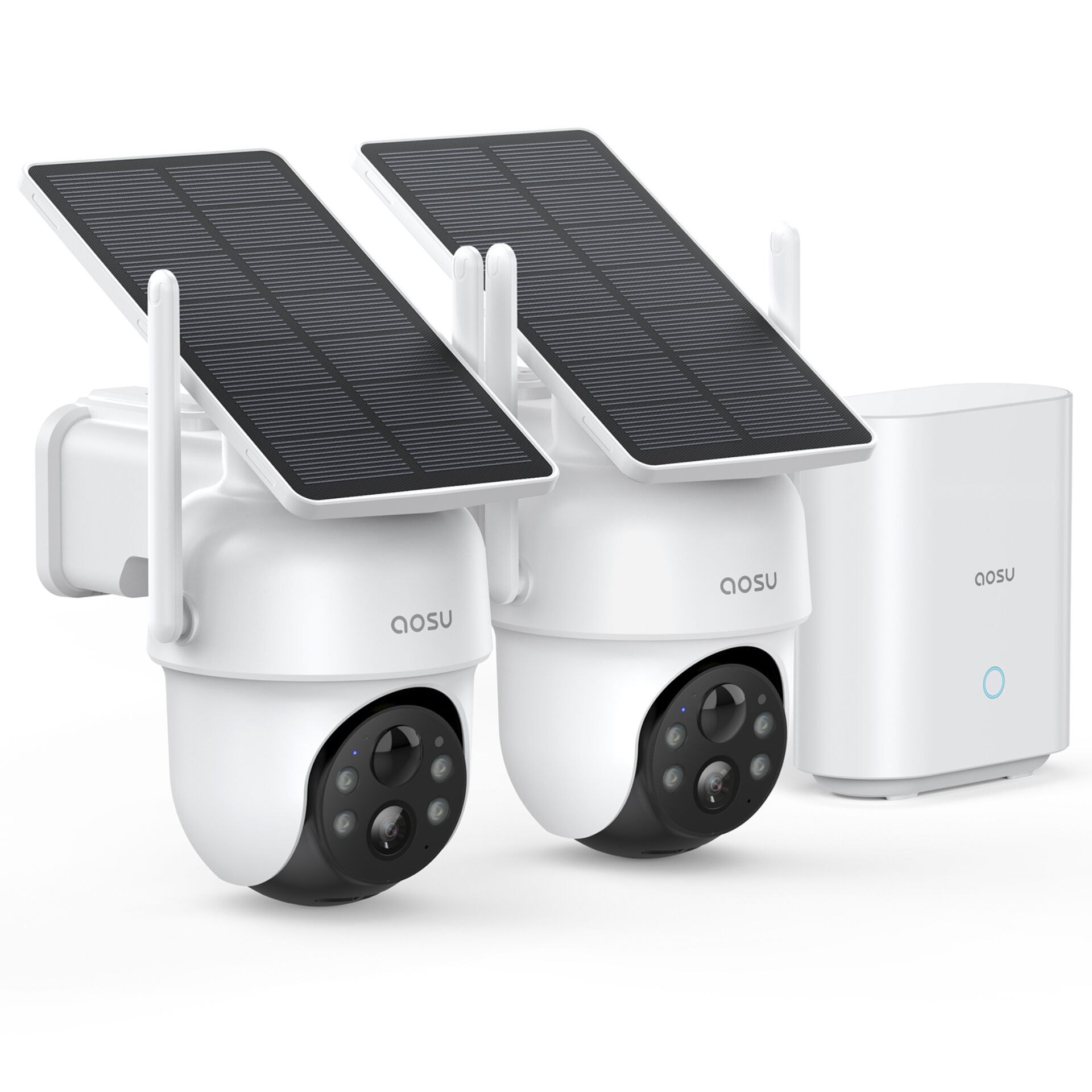 AOSU Smart Security SolarCam  D1 Classic Kit-2 Cameras