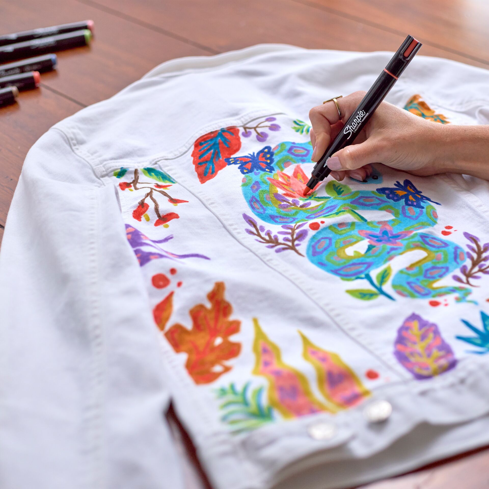 Muster, Applikation, Stift