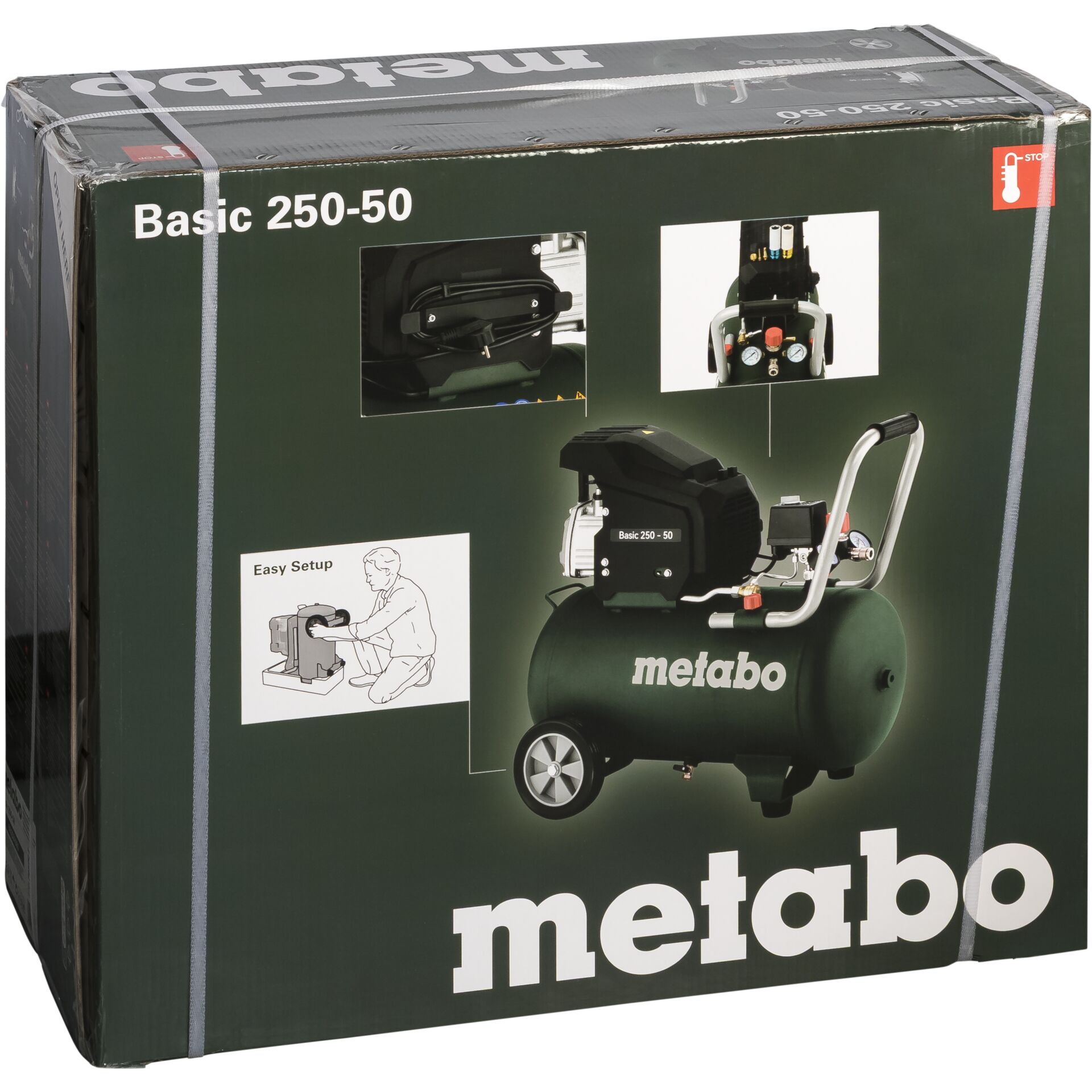 Kompresser, Luftkompressor, Drucktank, Metabo, Basic 250-50