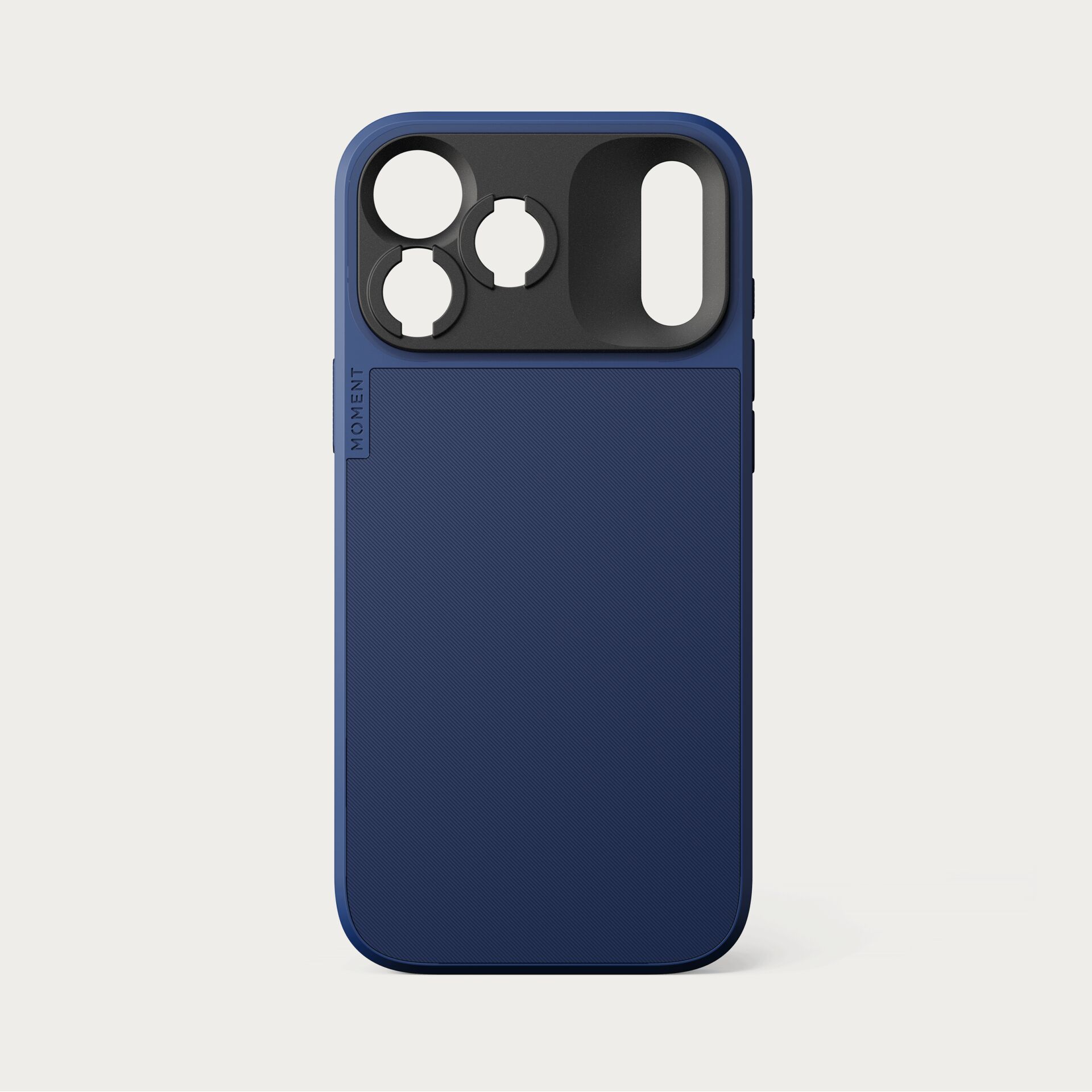 iPhone-Hülle, blaue Hülle, Kameraaussparungen, weiche Schale, Textierte Rückseite