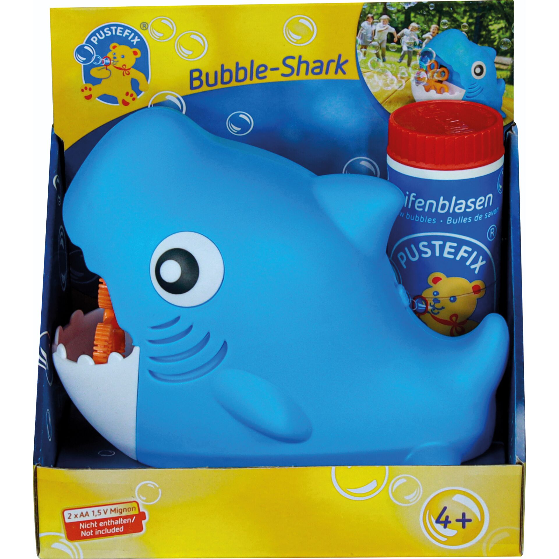 Spielzeug, Schwimmendes Tier, Beutelspender, Blau, Bubblemachine
