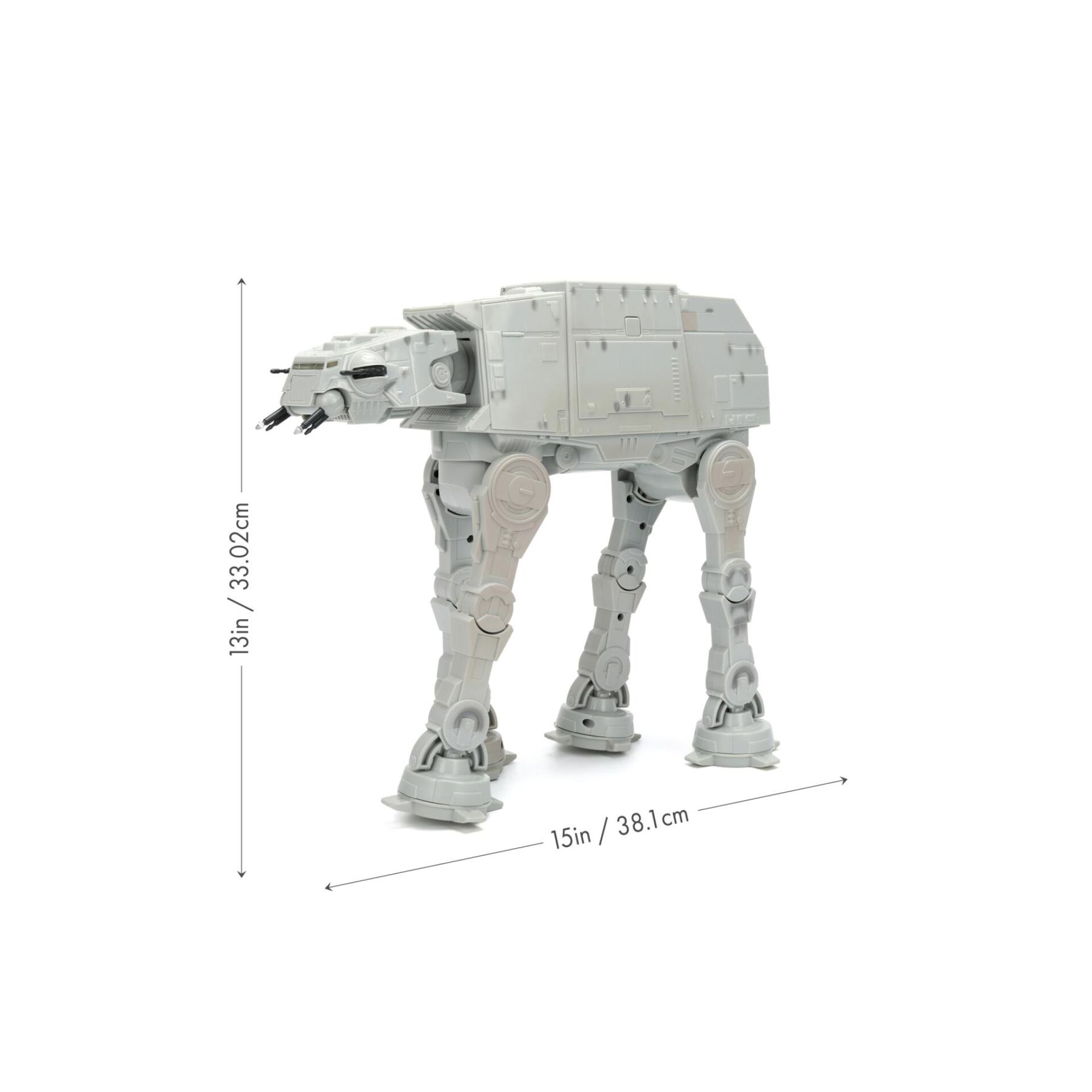 At-At Walker, Star Wars Spielzeug, GAO-AT Walkermodel, graue Kunststofffigur, All-Terrain-Fahrzeug