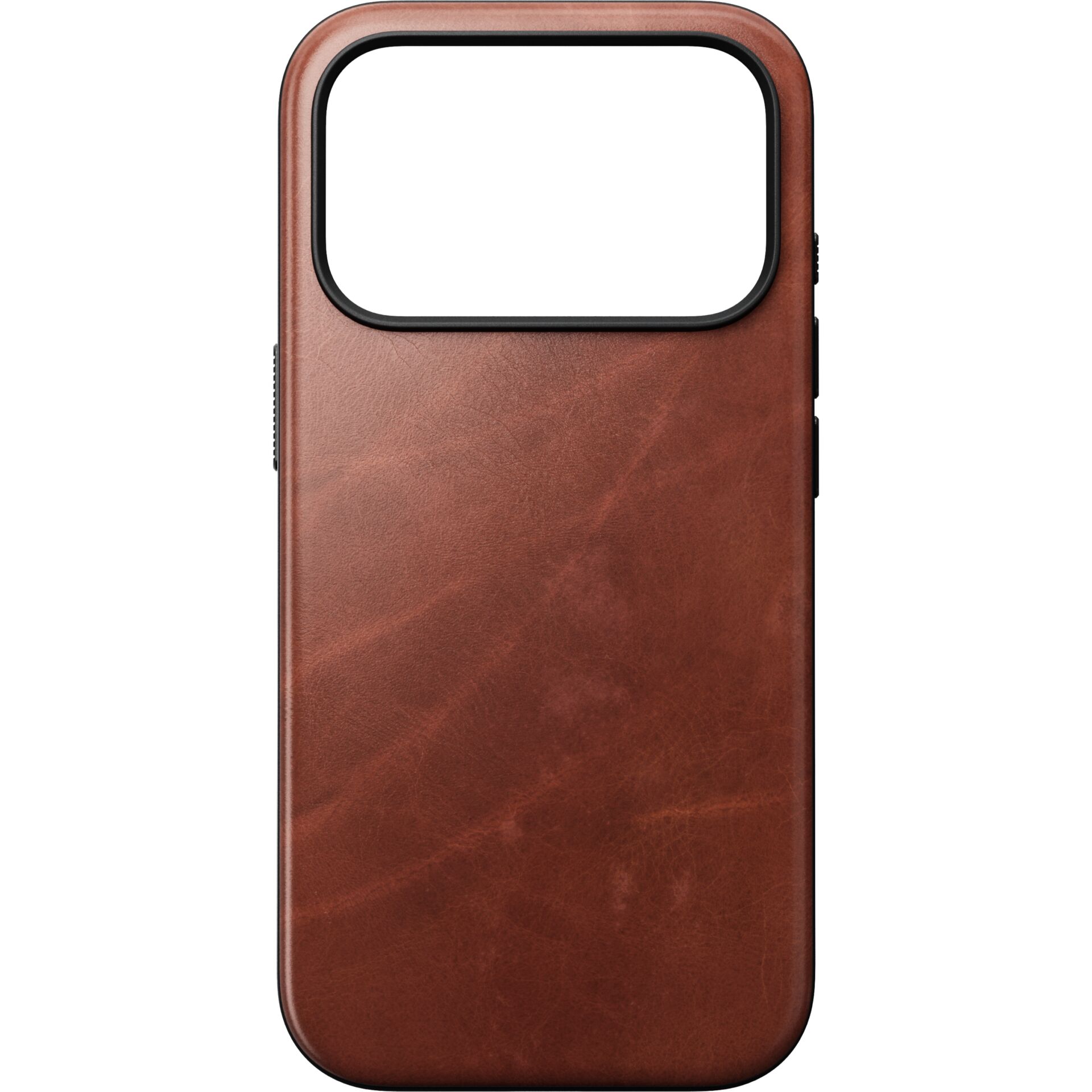 telefonhülle, leder, braun, kamera-ausschnitt, iphone-ruckseite