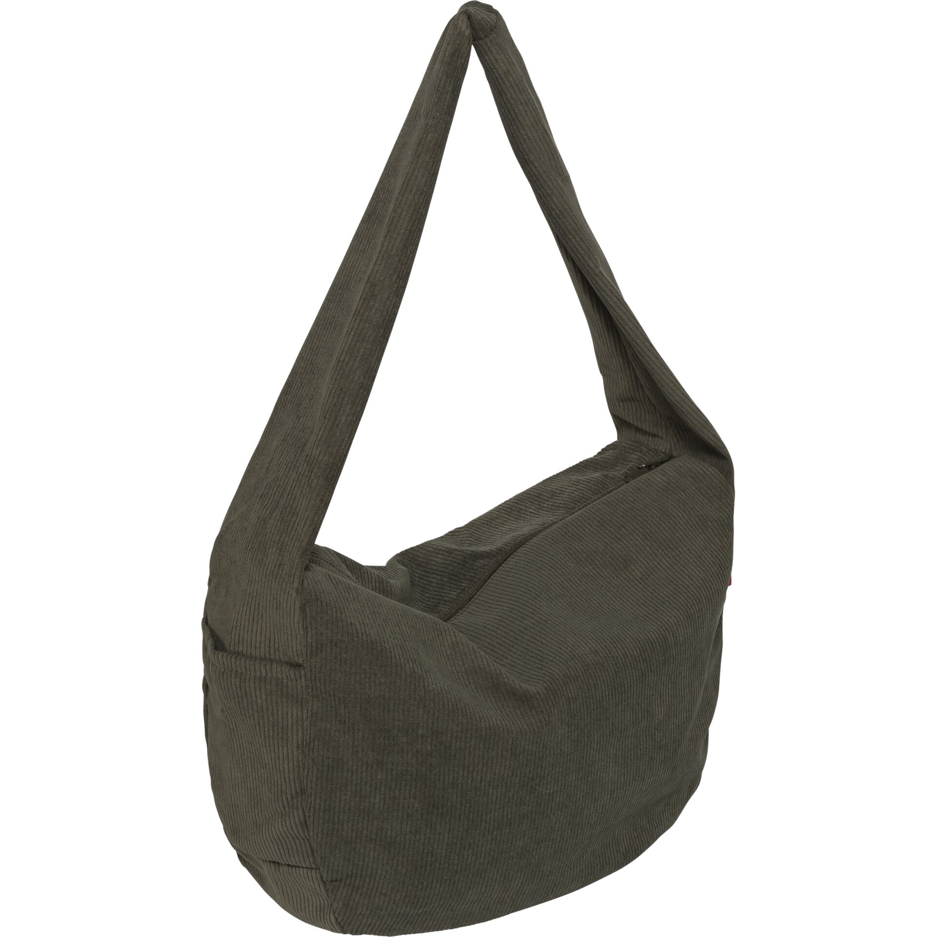 Umhängetasche, Kordrockordcorduroy?, Olivgrün, Große Tasche, Hobo-Tasche