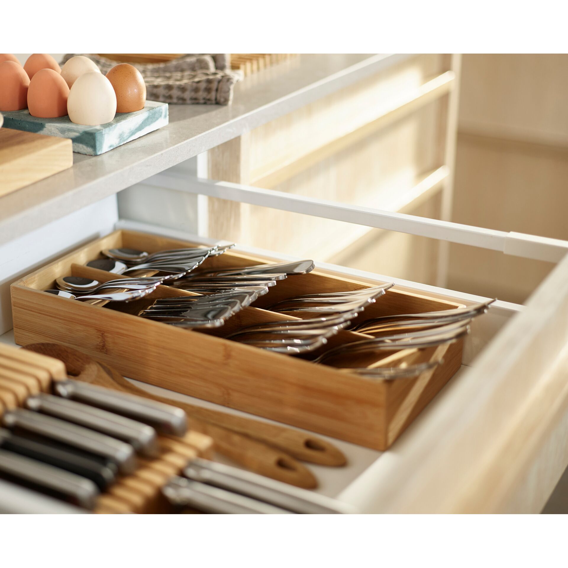 Schublade, Mobiliar, Besteck, Löffel