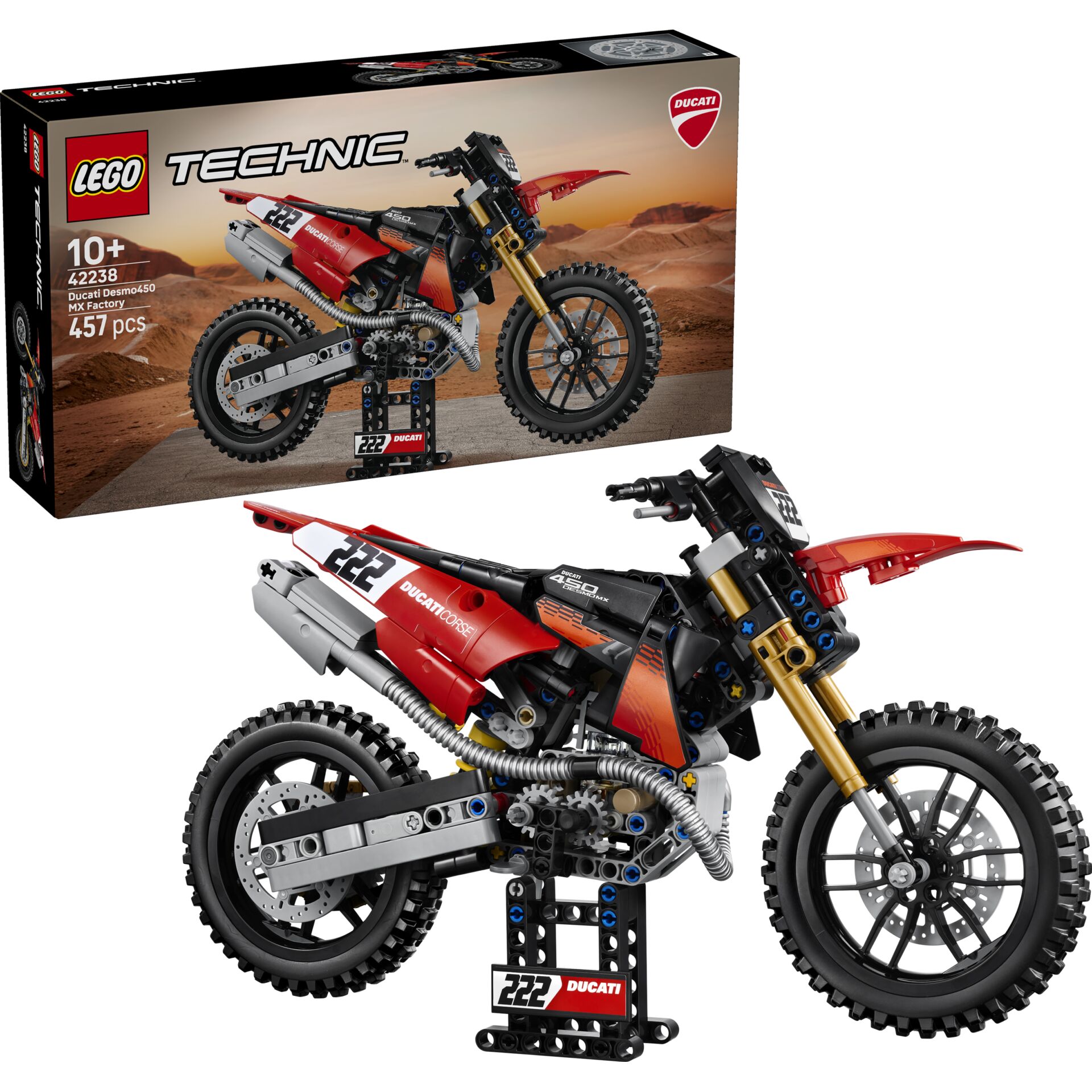 Lego Technic, Motorrad, Ducati, Rennmotorrad, Bausteinset
