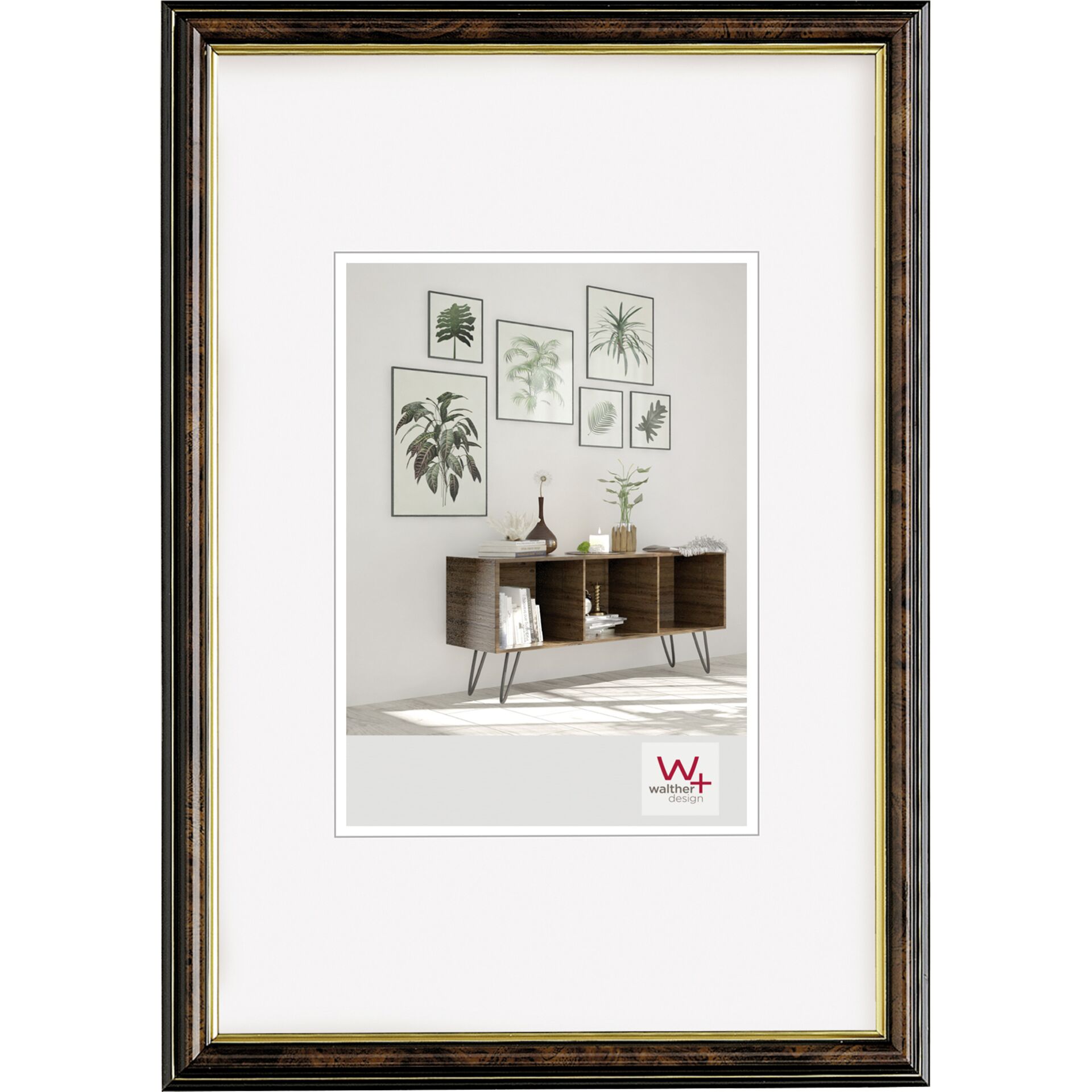 Walther Smell              30x40  Kunststoff nussbaum       JD040N