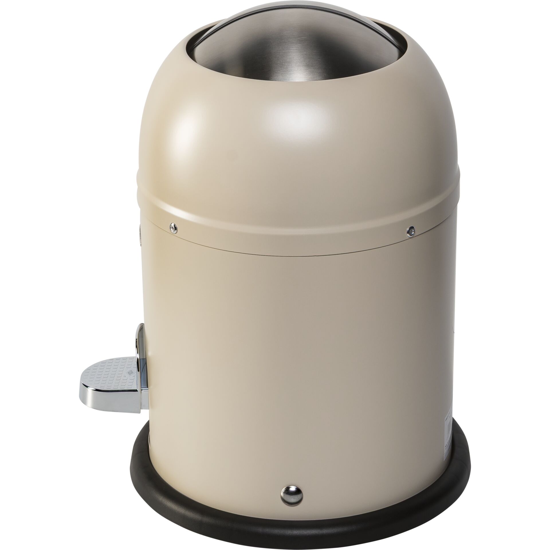 papierkorb, Fußpedalbülle, Beige, Metall, Fußpedal