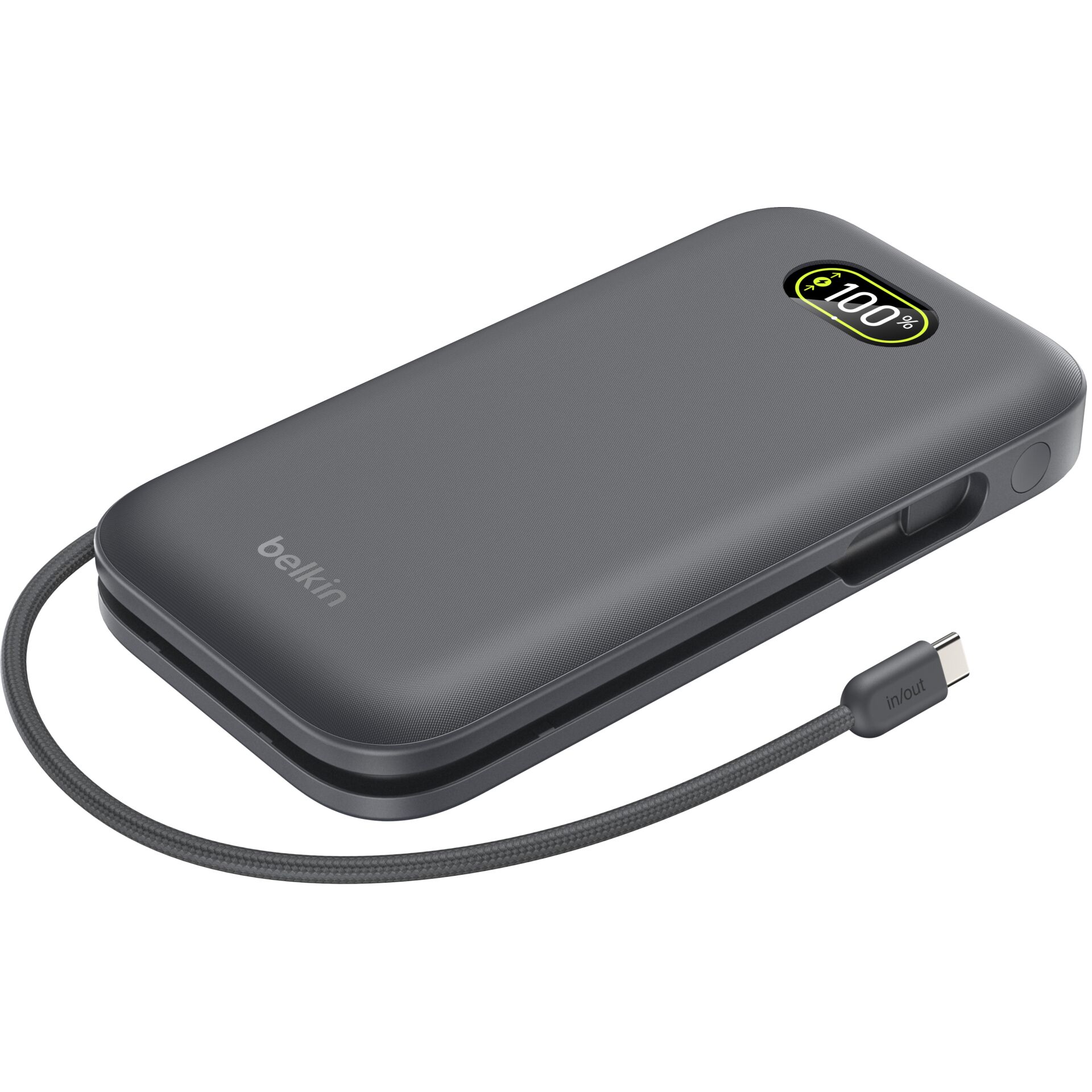 Powerbank, Portable charger, USB-C, 10000mAh, Slim