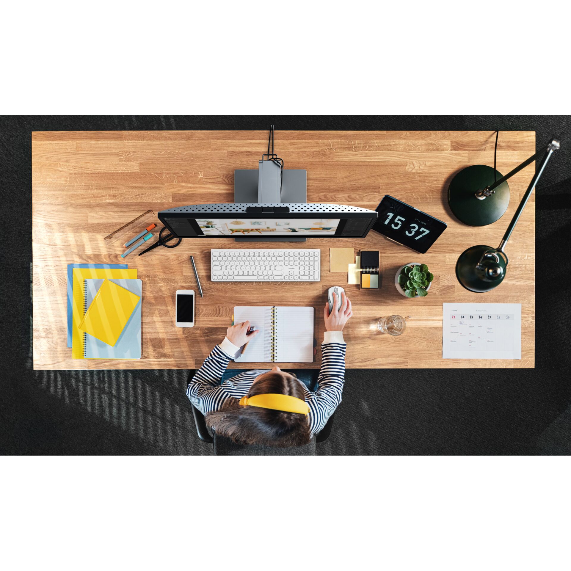 Tabelle, Schreibtisch, Erwachsener, Person, Frau