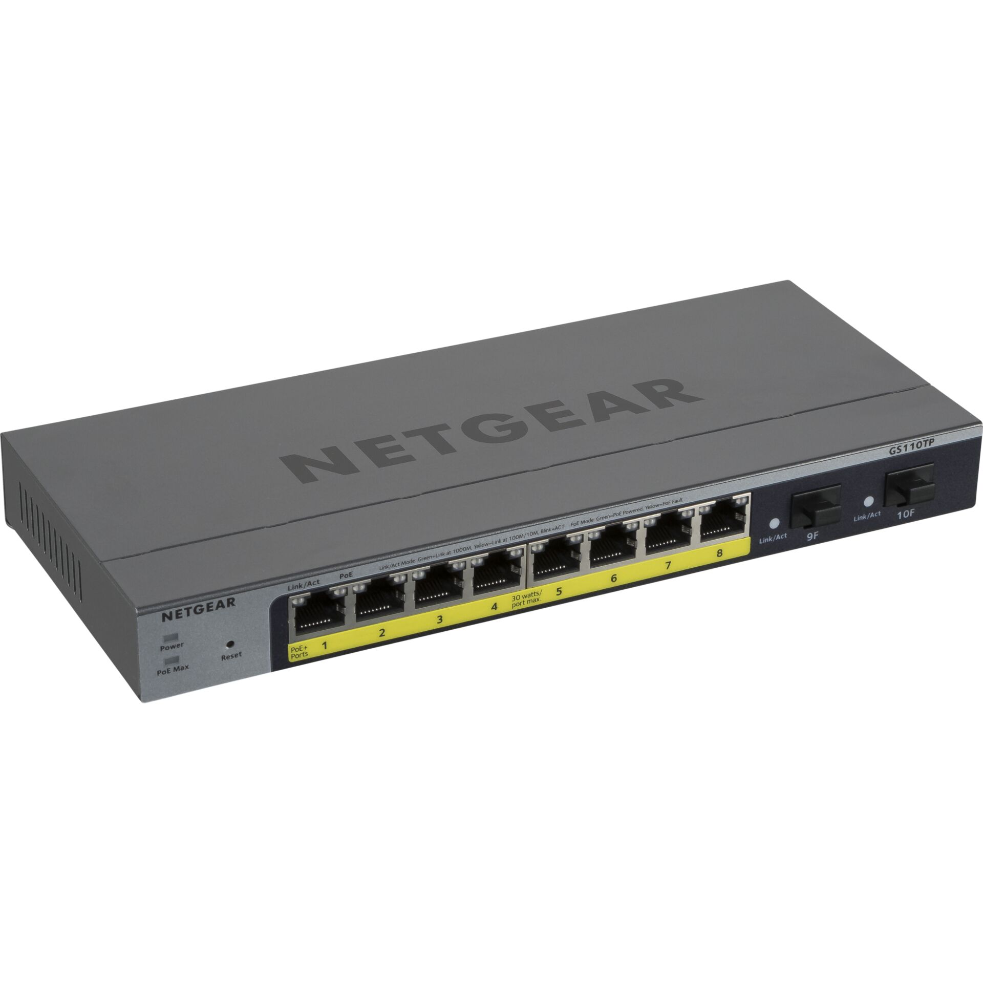 Netgear Gs110tp Router Netgear GS110TP-300EUS 8Port Manageable Ethernet Switch | 772767