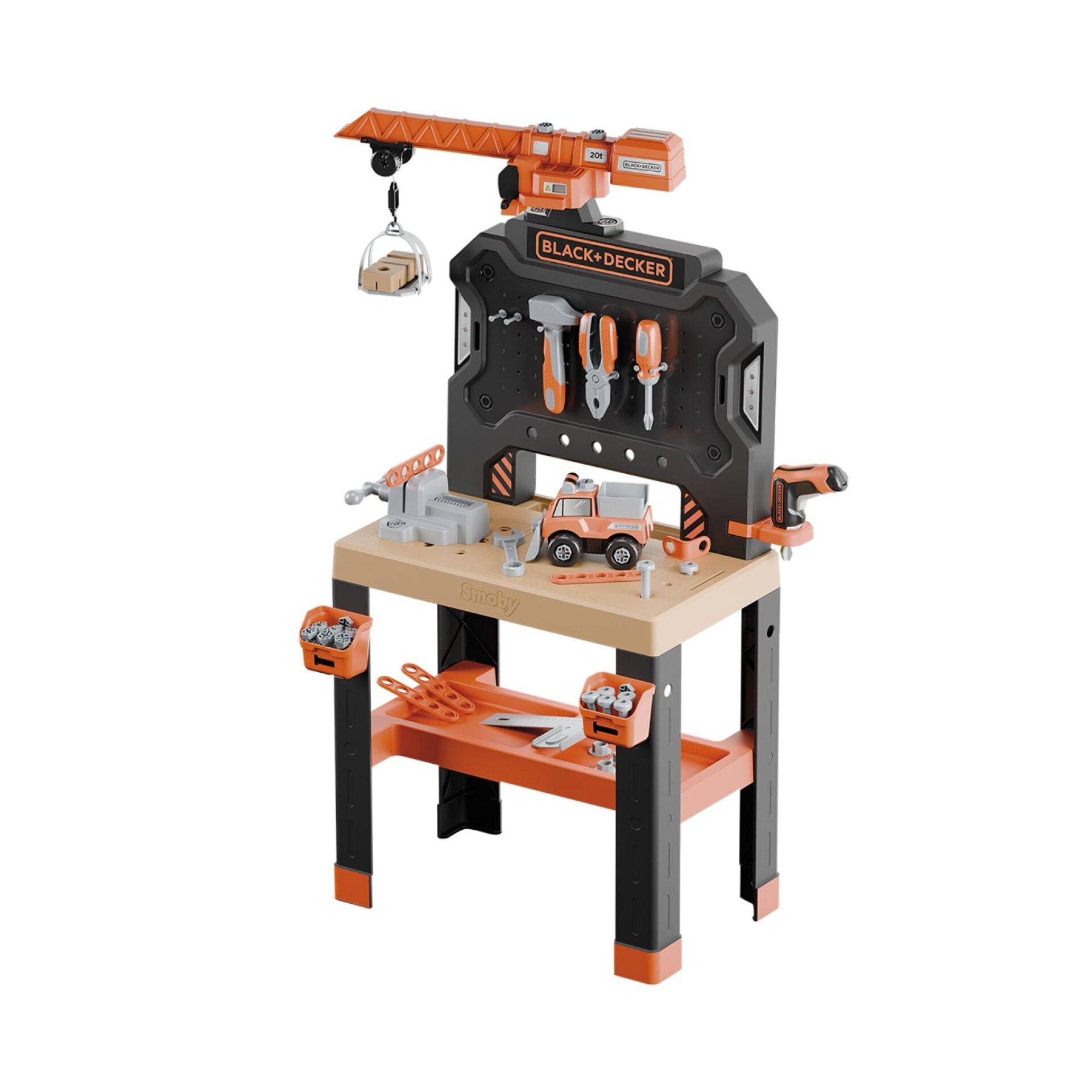 Smoby Black & Decker Werkbank  mit Kran