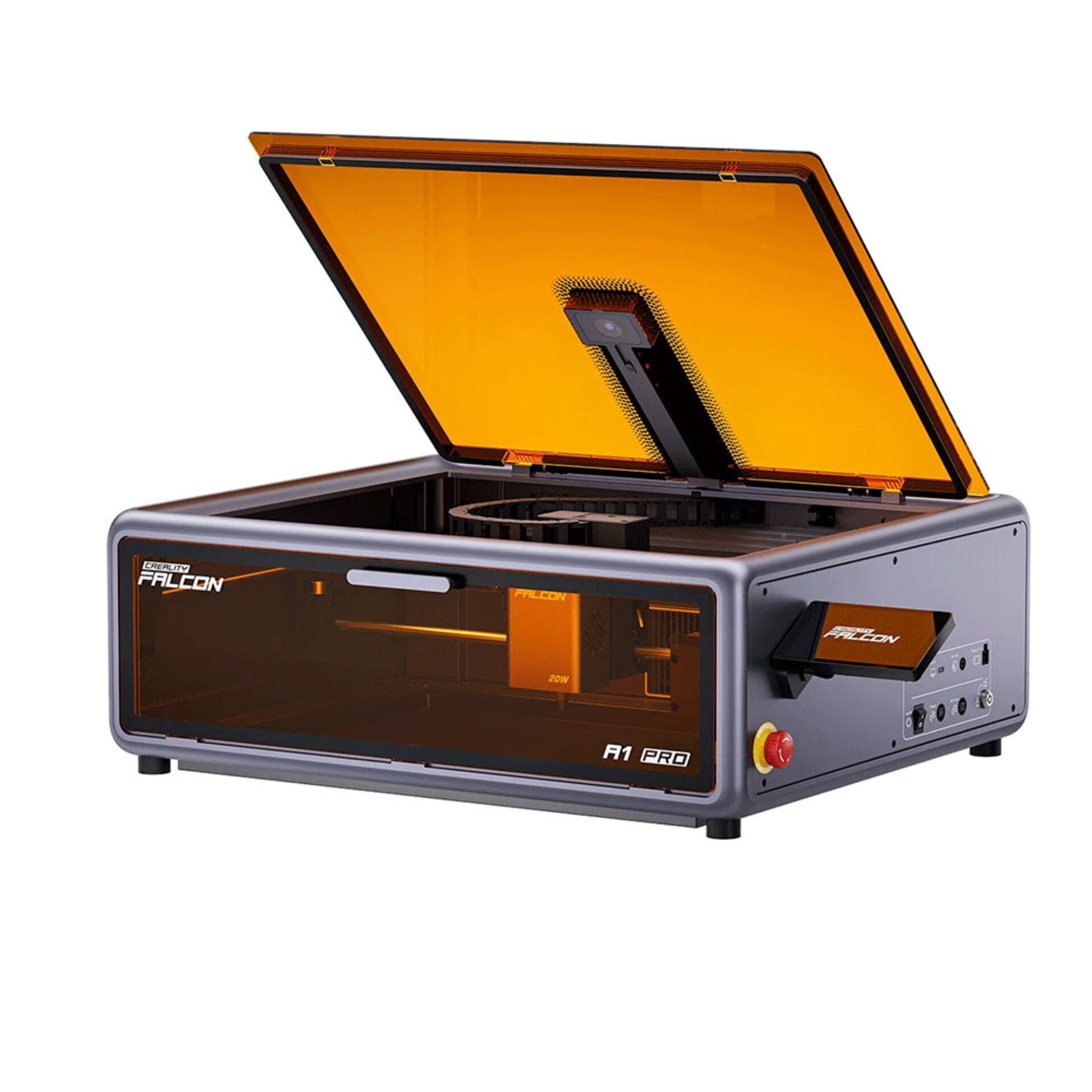 3D-Drucker, laser-sinter, Desktop, orange-Deckel, PLA-3D-Drucker