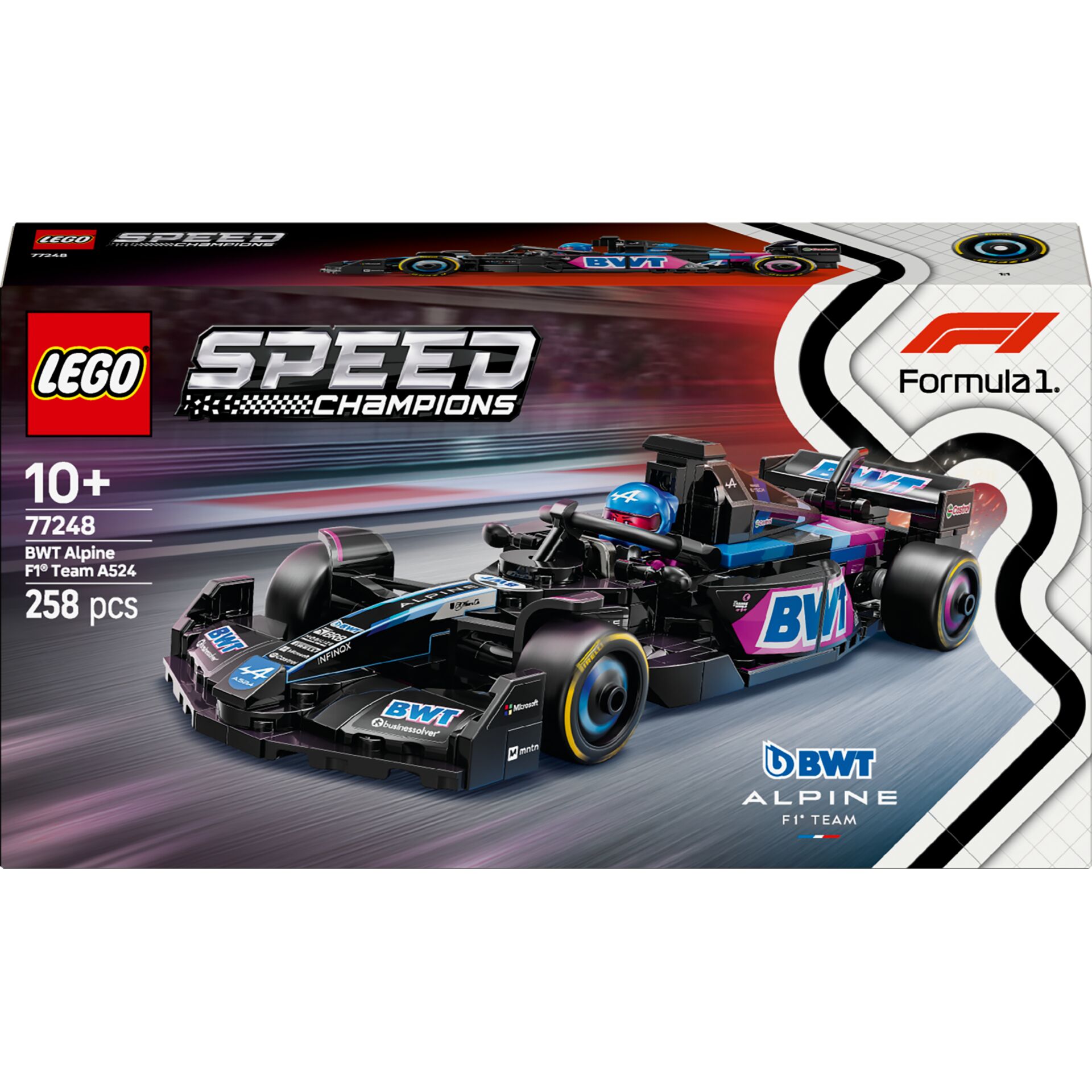 Lego, Speed Champions, Formel 1, Alpine F1 Team, 258 pcs