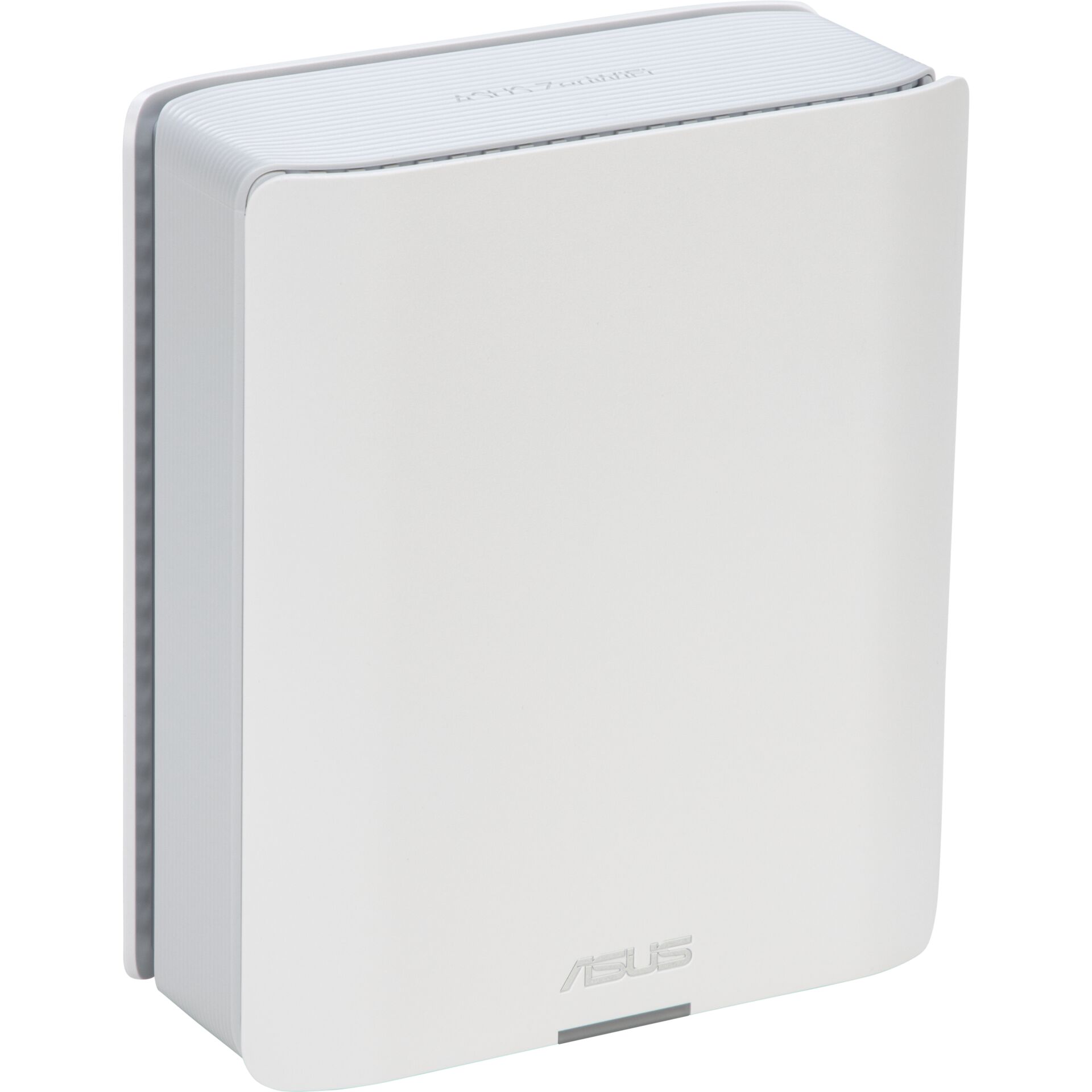 Router, USB 3.0, WAN/LAN-Ports, RJ45, Stromanschluss, Luftreiniger, Kompakt, Weiß, Gitteroberseite, ASUS-Logo