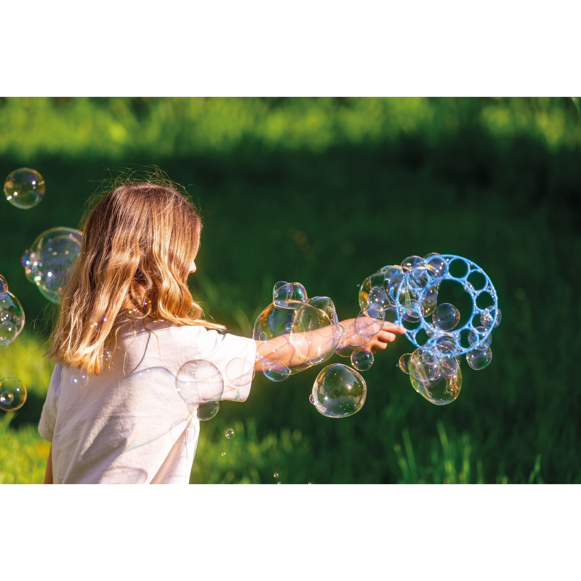 Kinder, Seifenblasen, Blasen, Freizeitspiel, Sommer