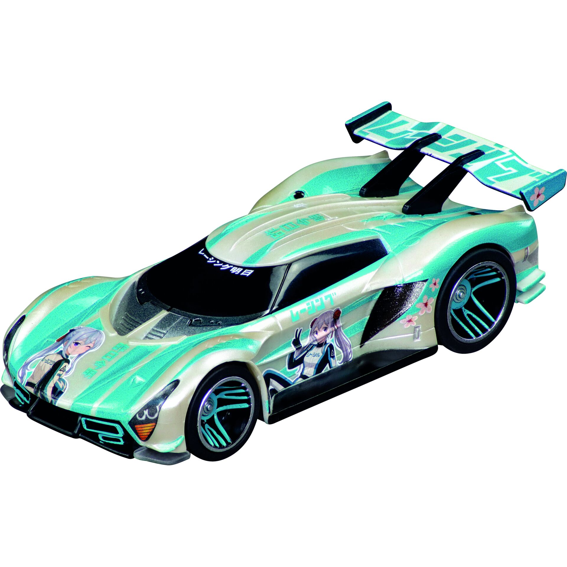 RC-Auto, Gussmodell, Sportwagen, Spoiler, Anime-Aufkleber