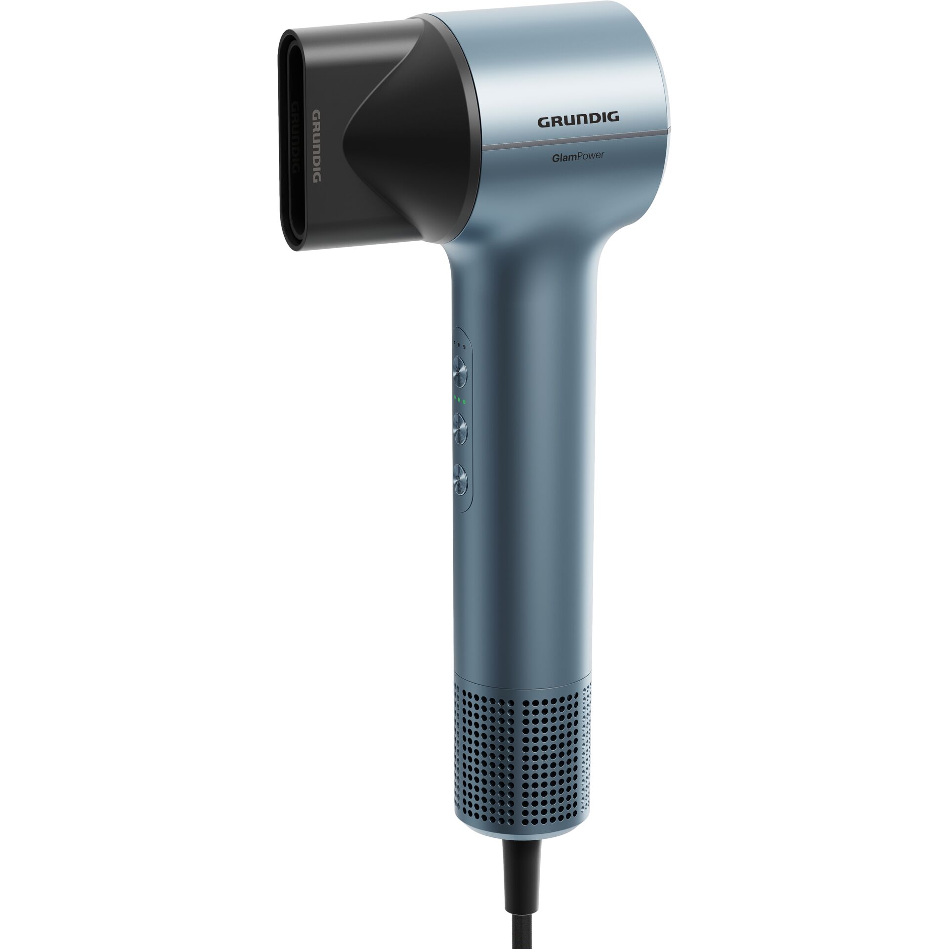 Haartrockner, Damen, Keramik?, Luftstrom?, Grün?, Metallblau?