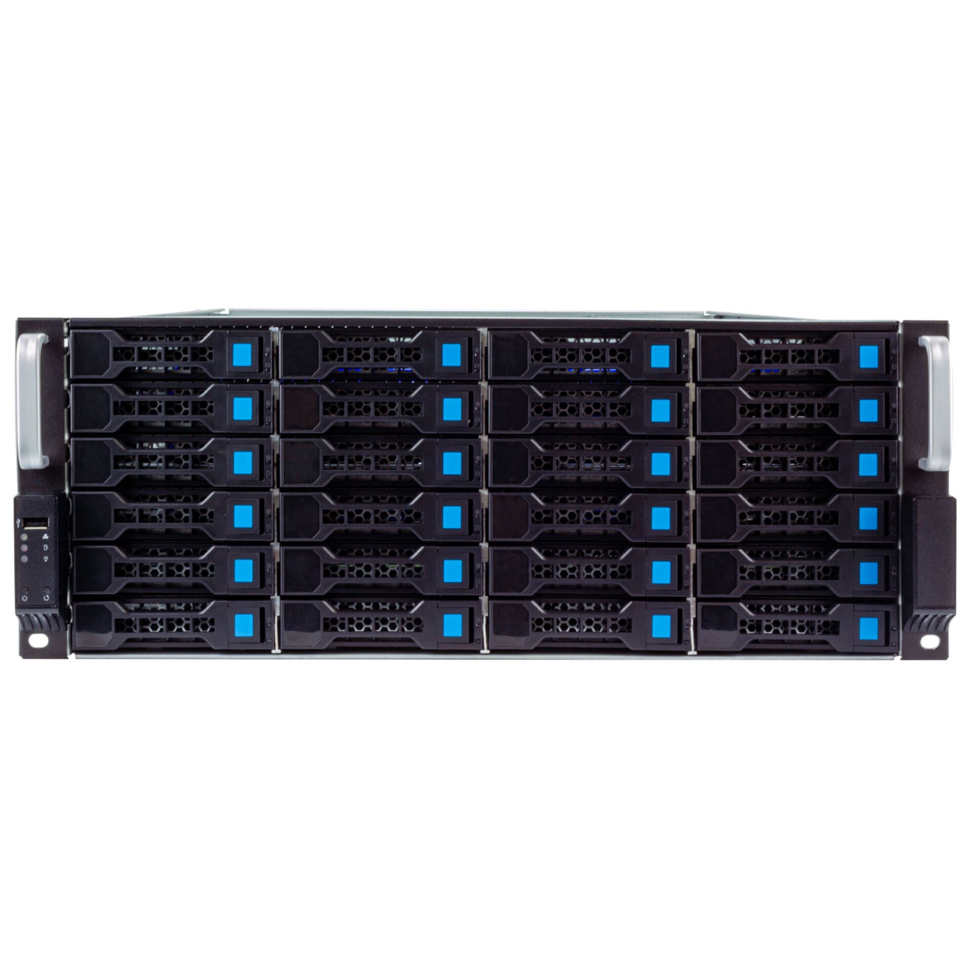 Server, Storage, Hard drives, Rack-mount, Blue accents