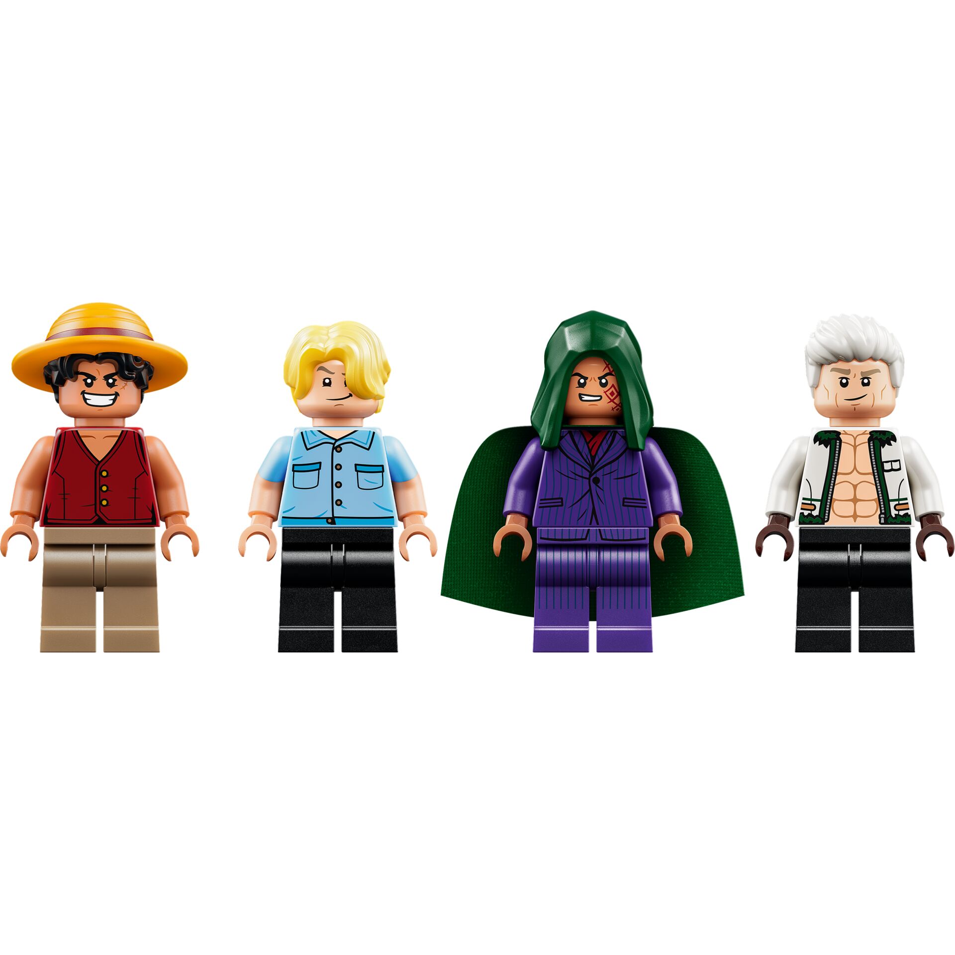 Lego figurine, Minifiguren, Superhelden-Charakter, Kapuzenmantel, Freigestellte Figuren