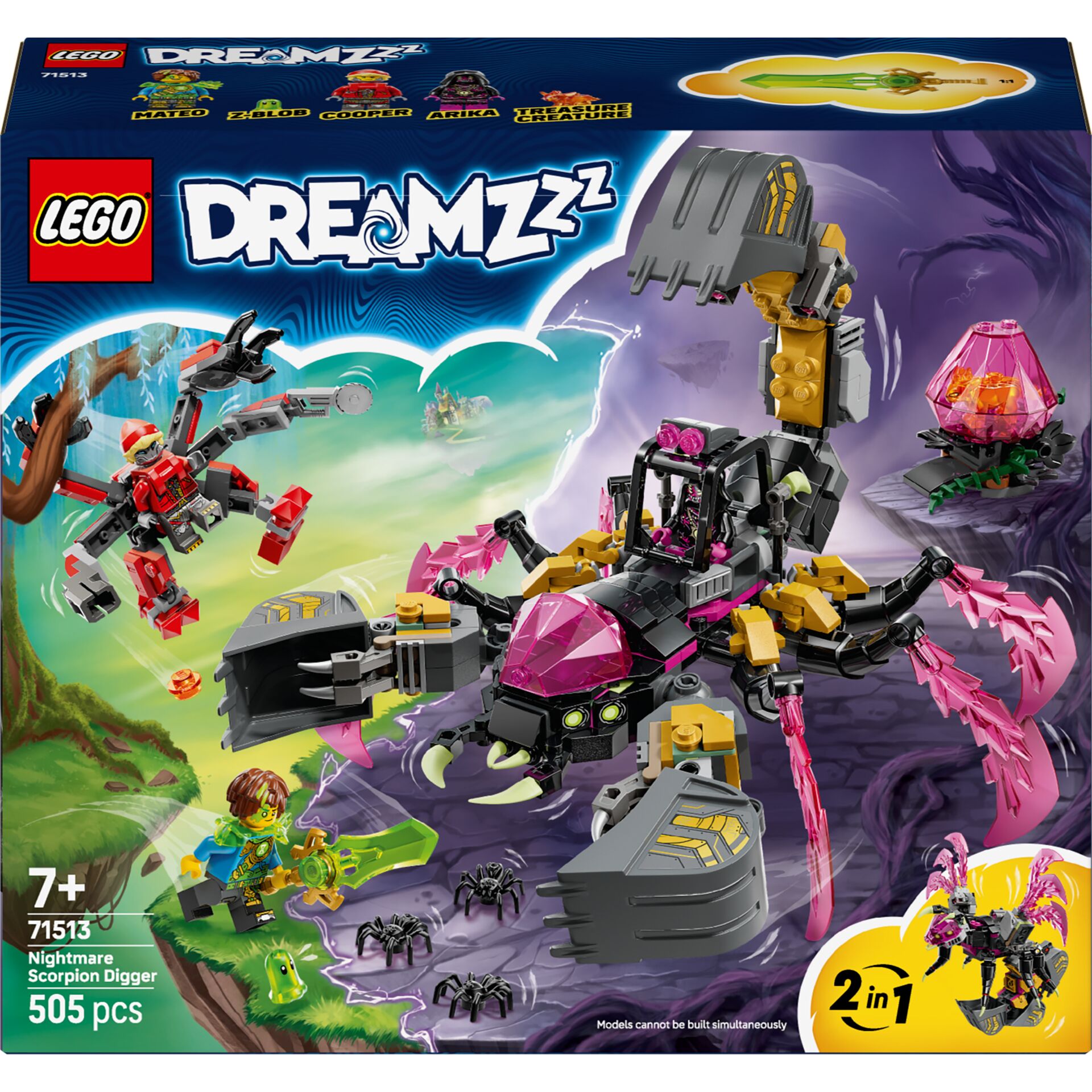 LEGO DREAMZzz 71513  Albtraum-Skorpionbagger