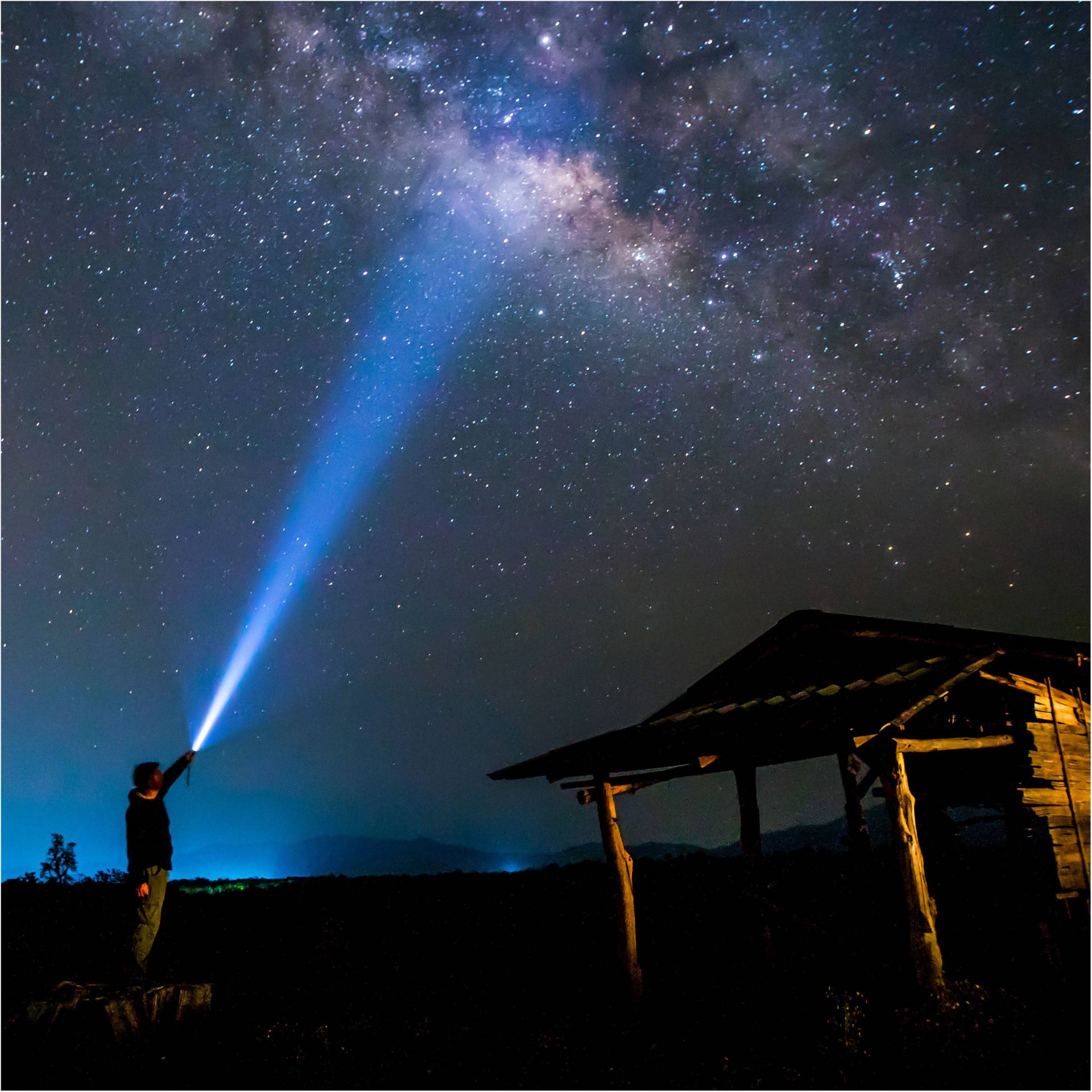 Beleuchtung, Licht, Draußen, Unterschlupf, Nacht