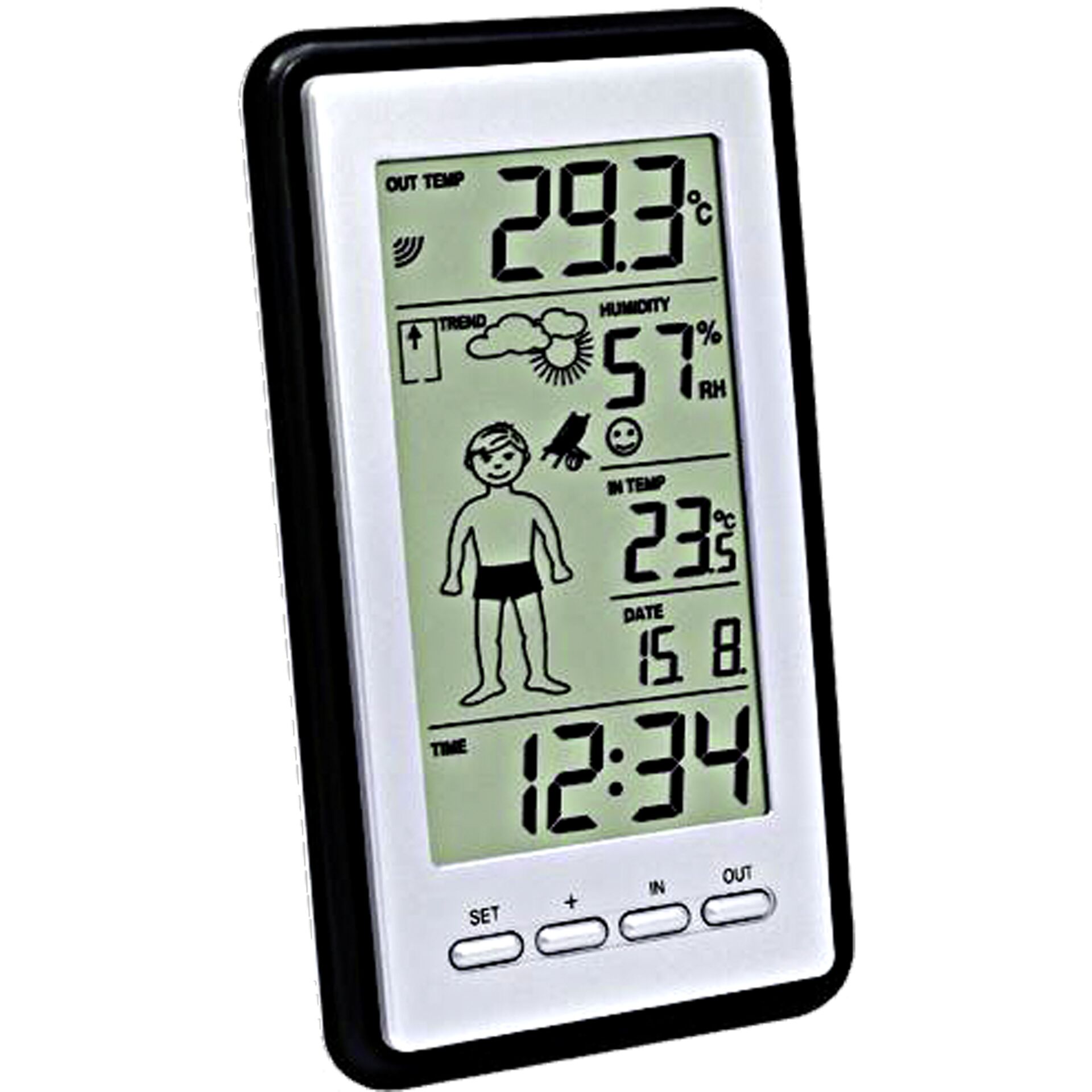 Computerausrüstung, Überwachen, Bildschirm, Digitale Uhr, Person