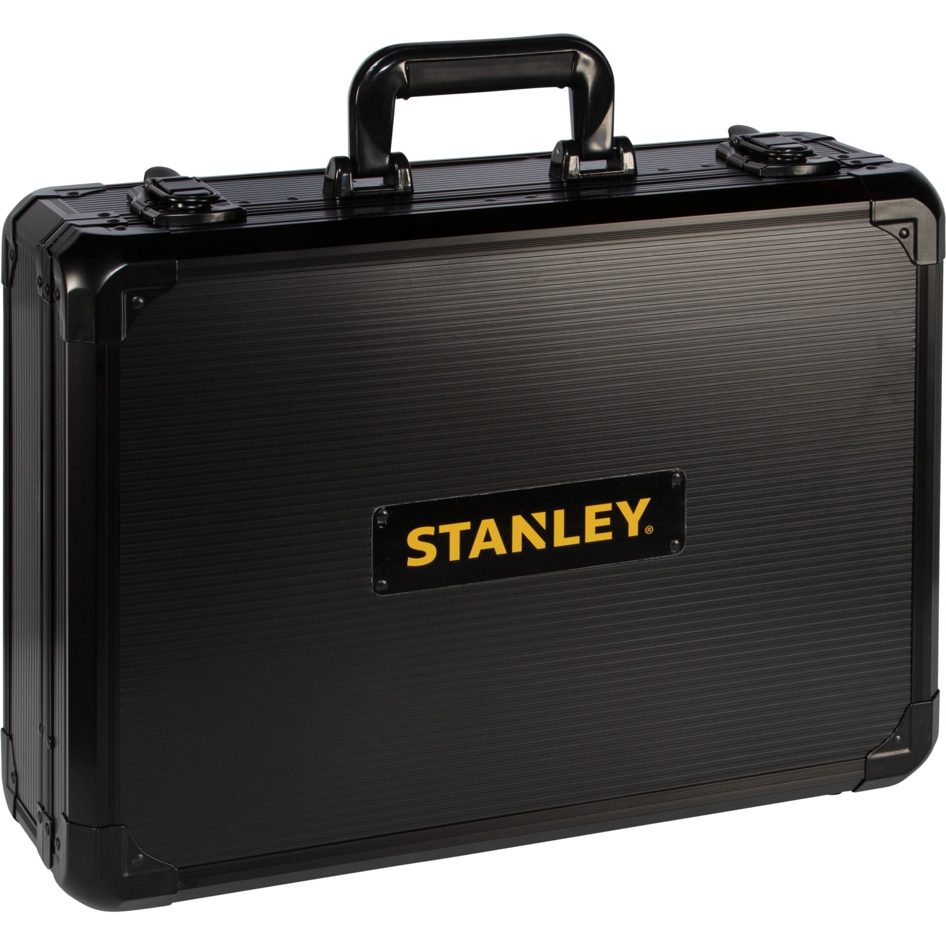 Koffer, Universaltasche, Legierte Kunststoff, Schwarz, Stanley label