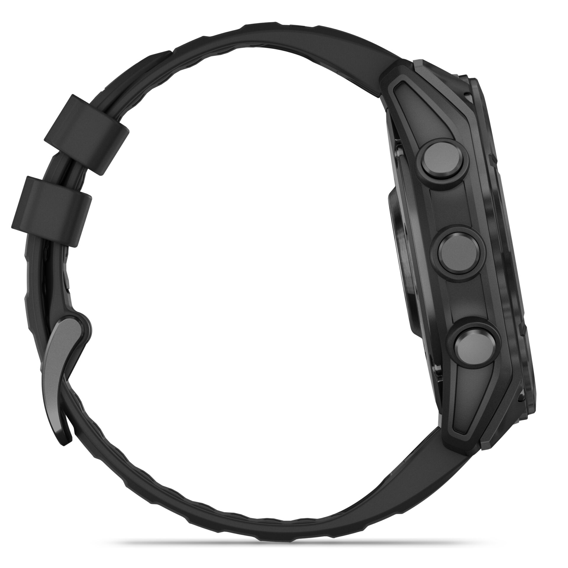 Armbanduhr, Schwarz, Kronenknopf, Digitaluhr, Gehäuse