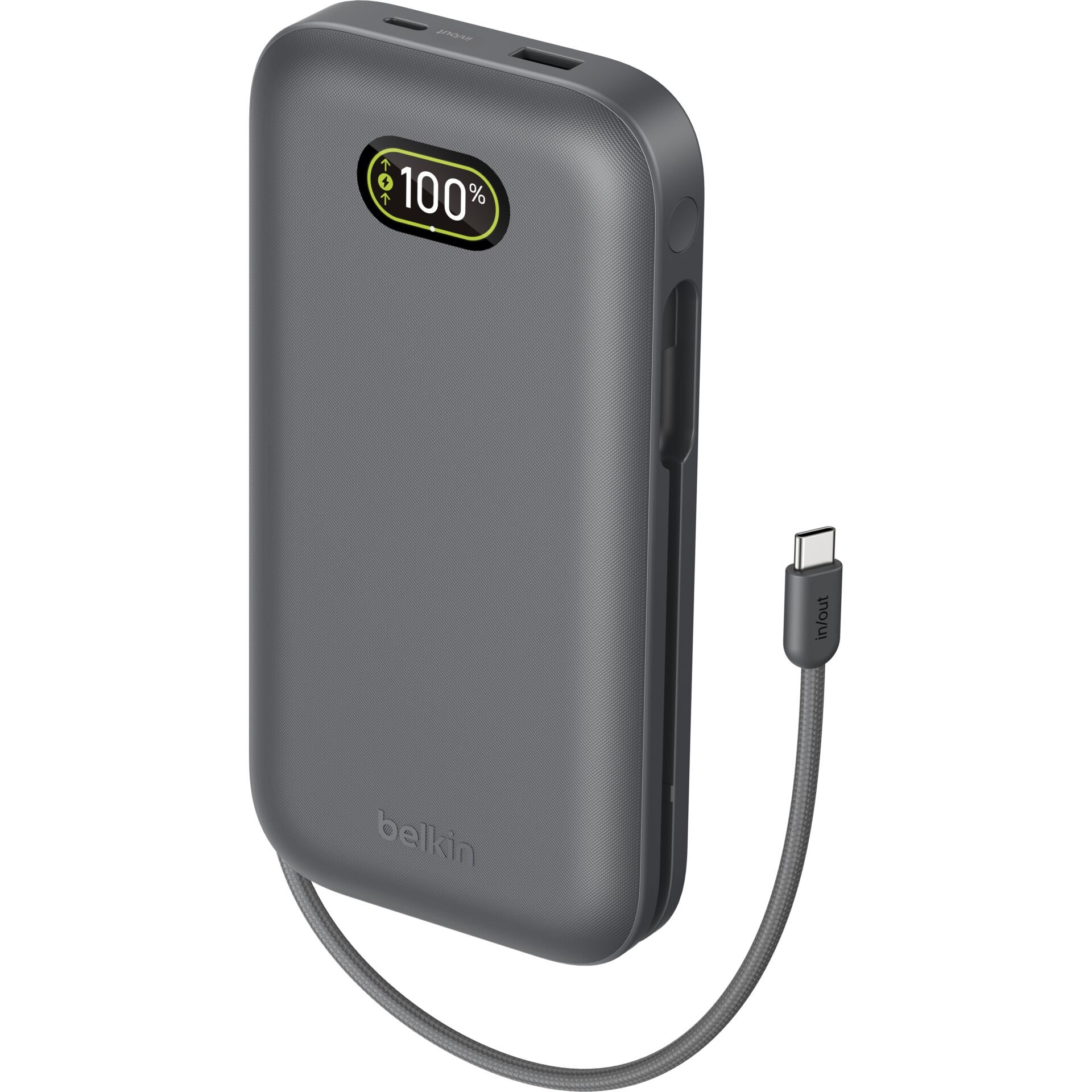 Powerbank, Ladeakku, 100%, USB-C, Magnetclip